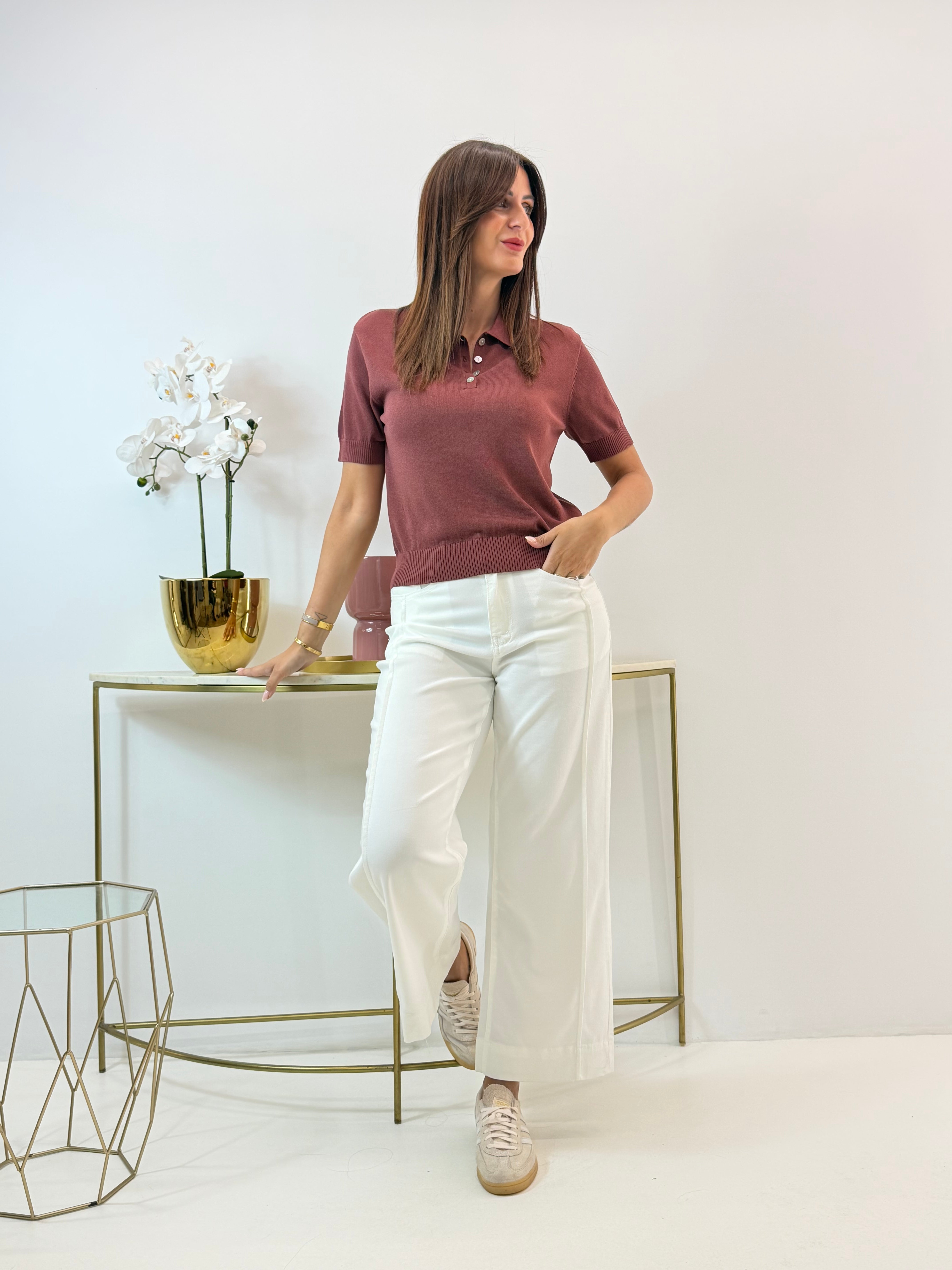 JEANS LUDOVICA BIANCO