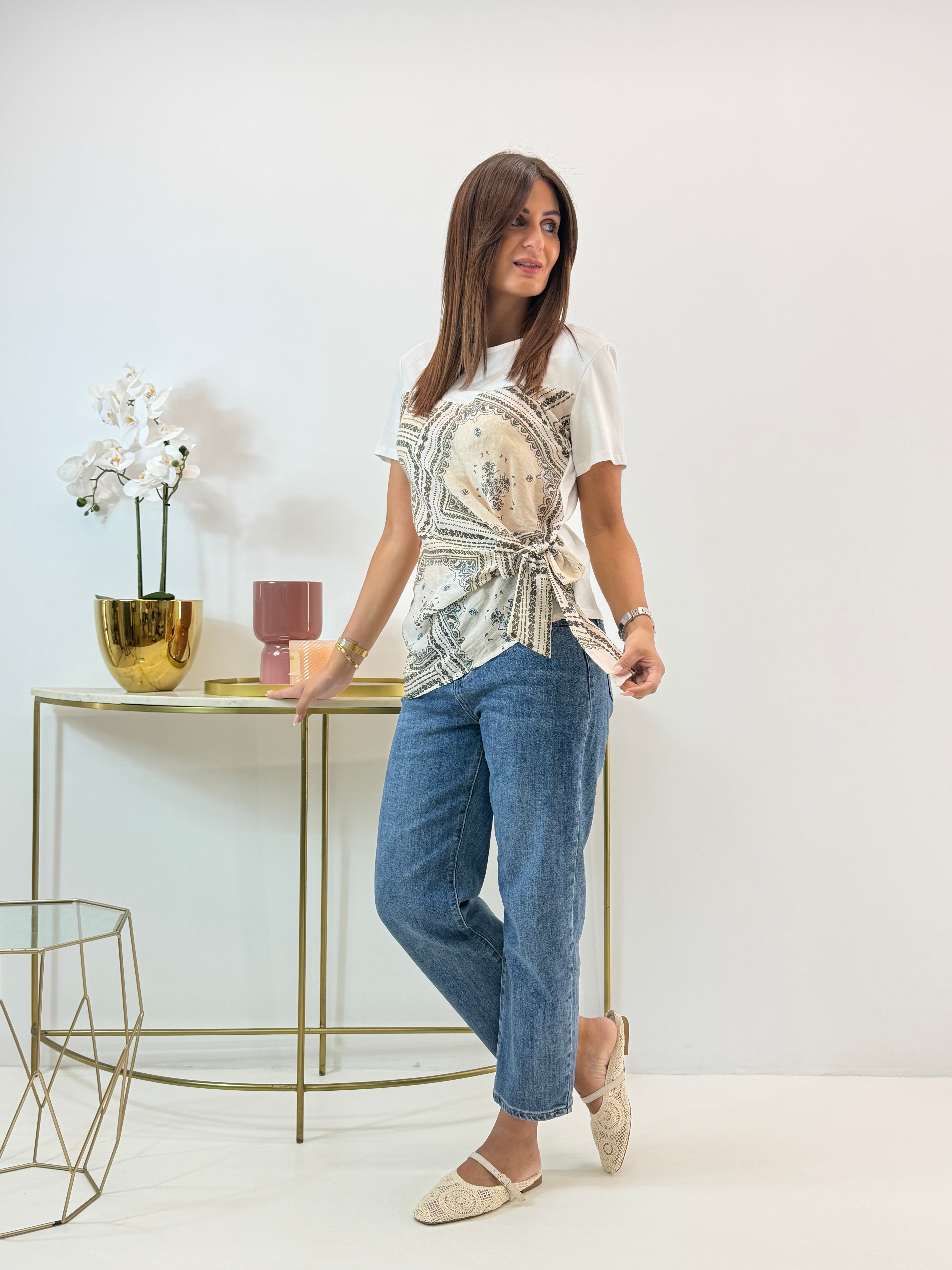 T-SHIRT ELIA FANTASIA A BANDANA