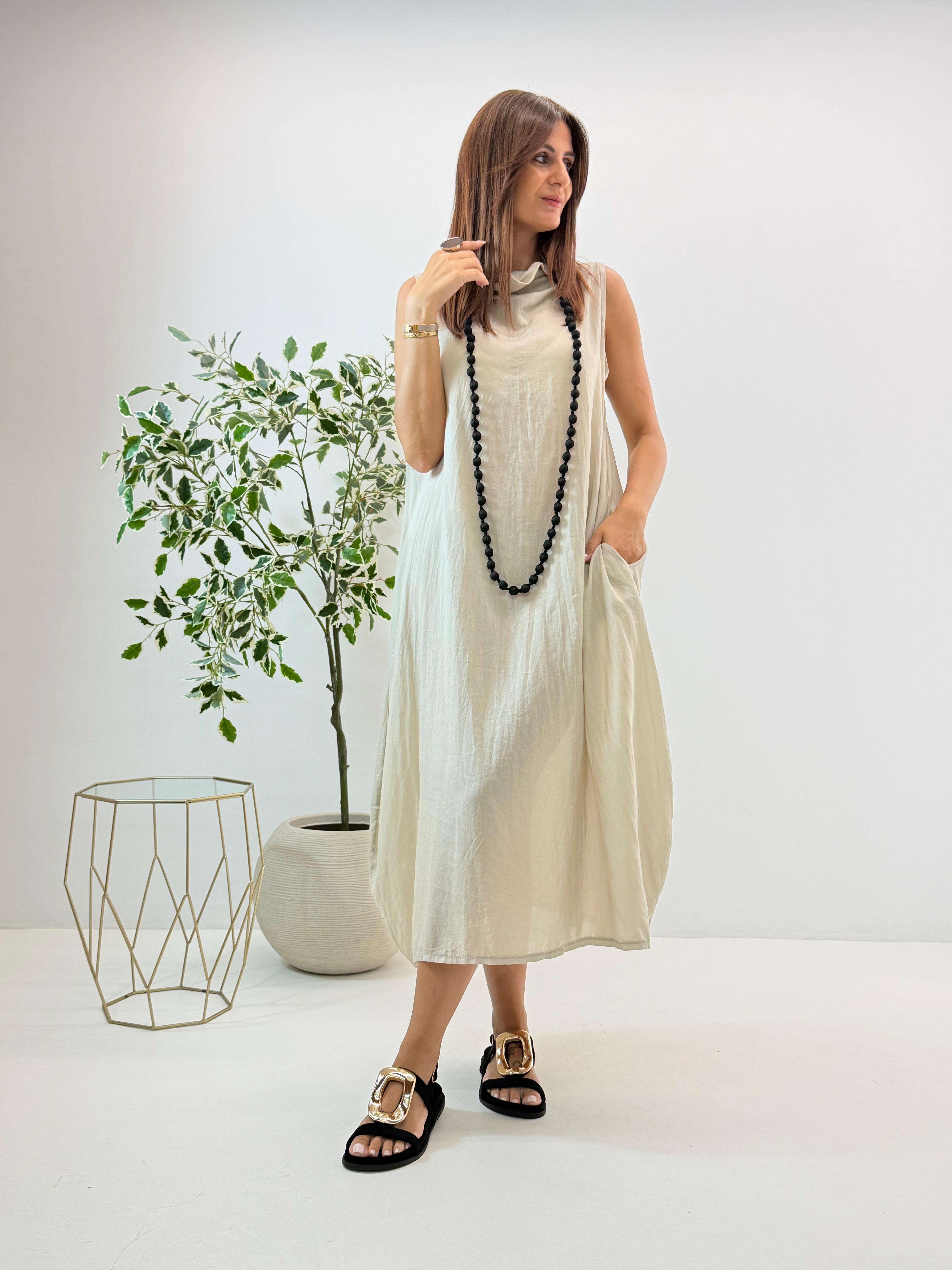 ABITO SELMA BEIGE