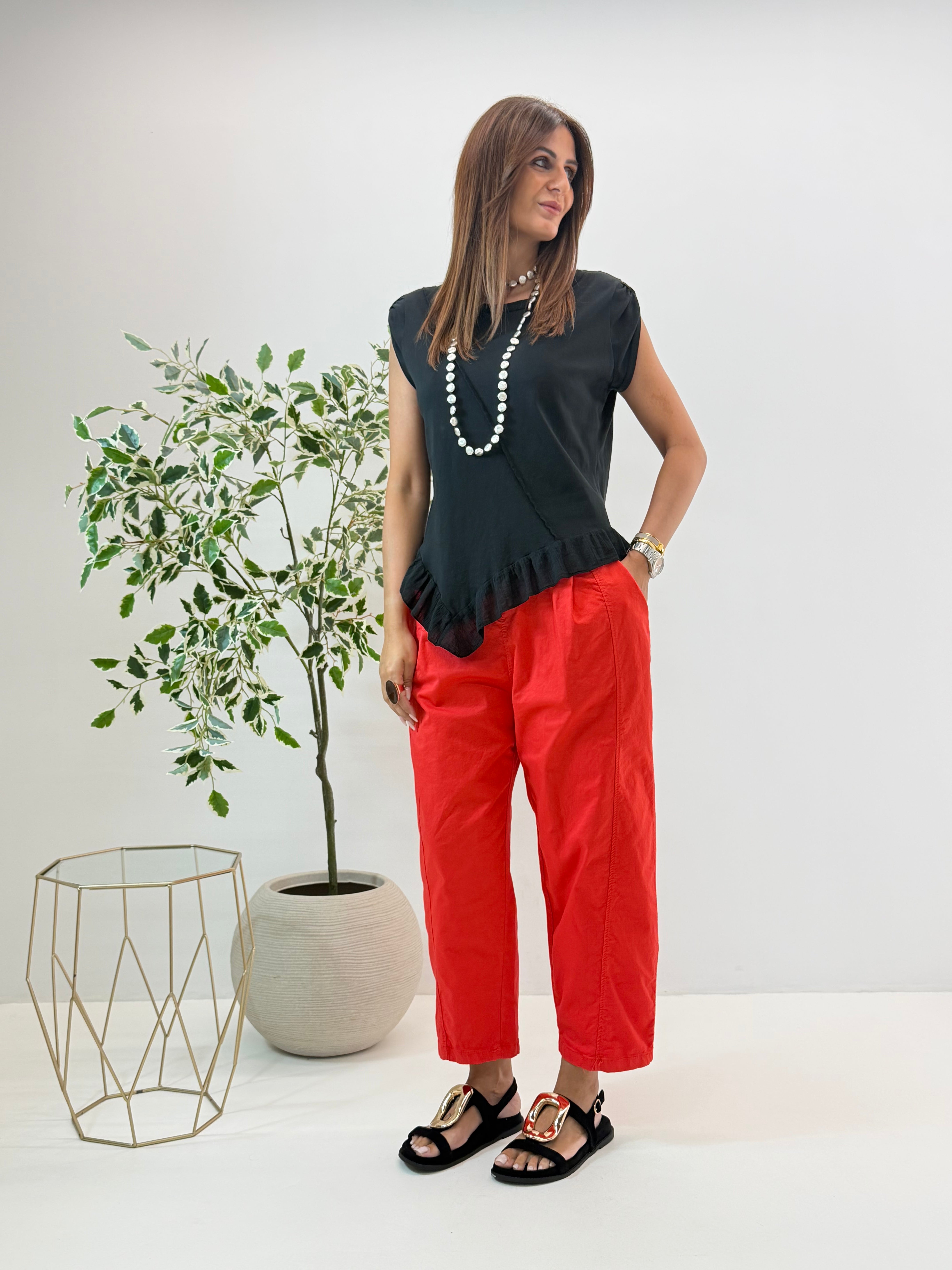 PANTALONE ATHENA ROSSO