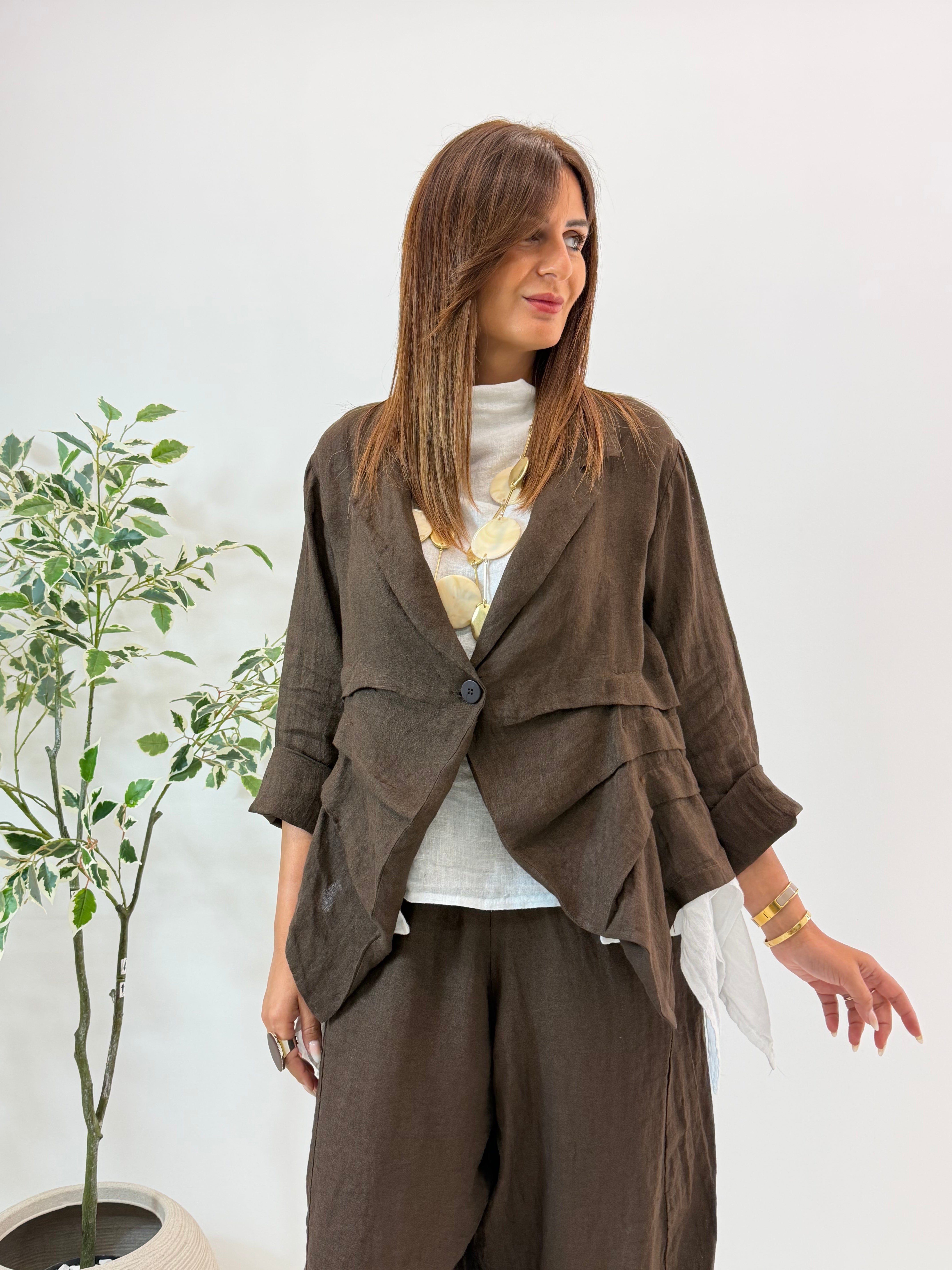 GIACCA ADRIA IN LINO
