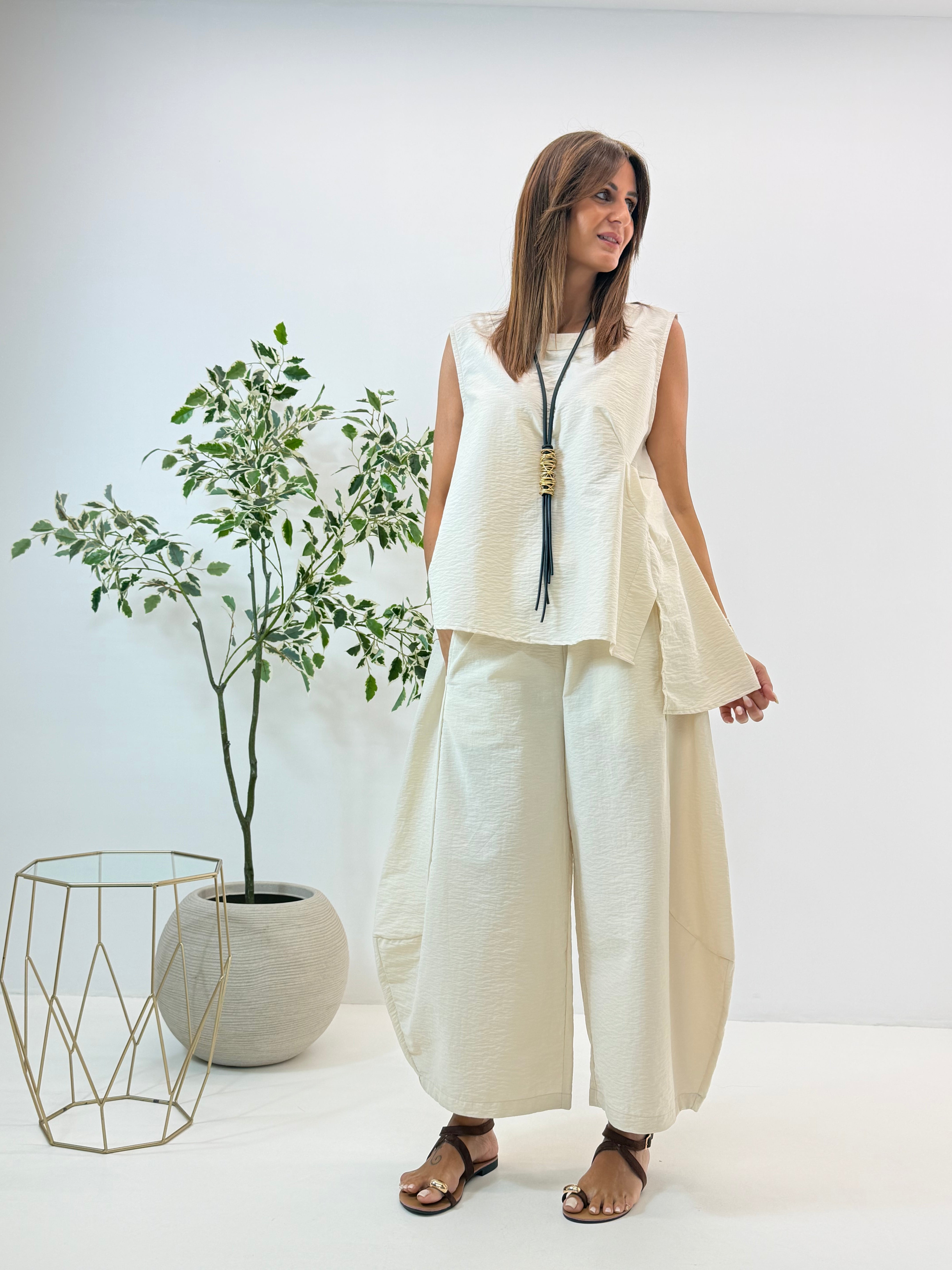 PANTALONE CHLOE PANNA