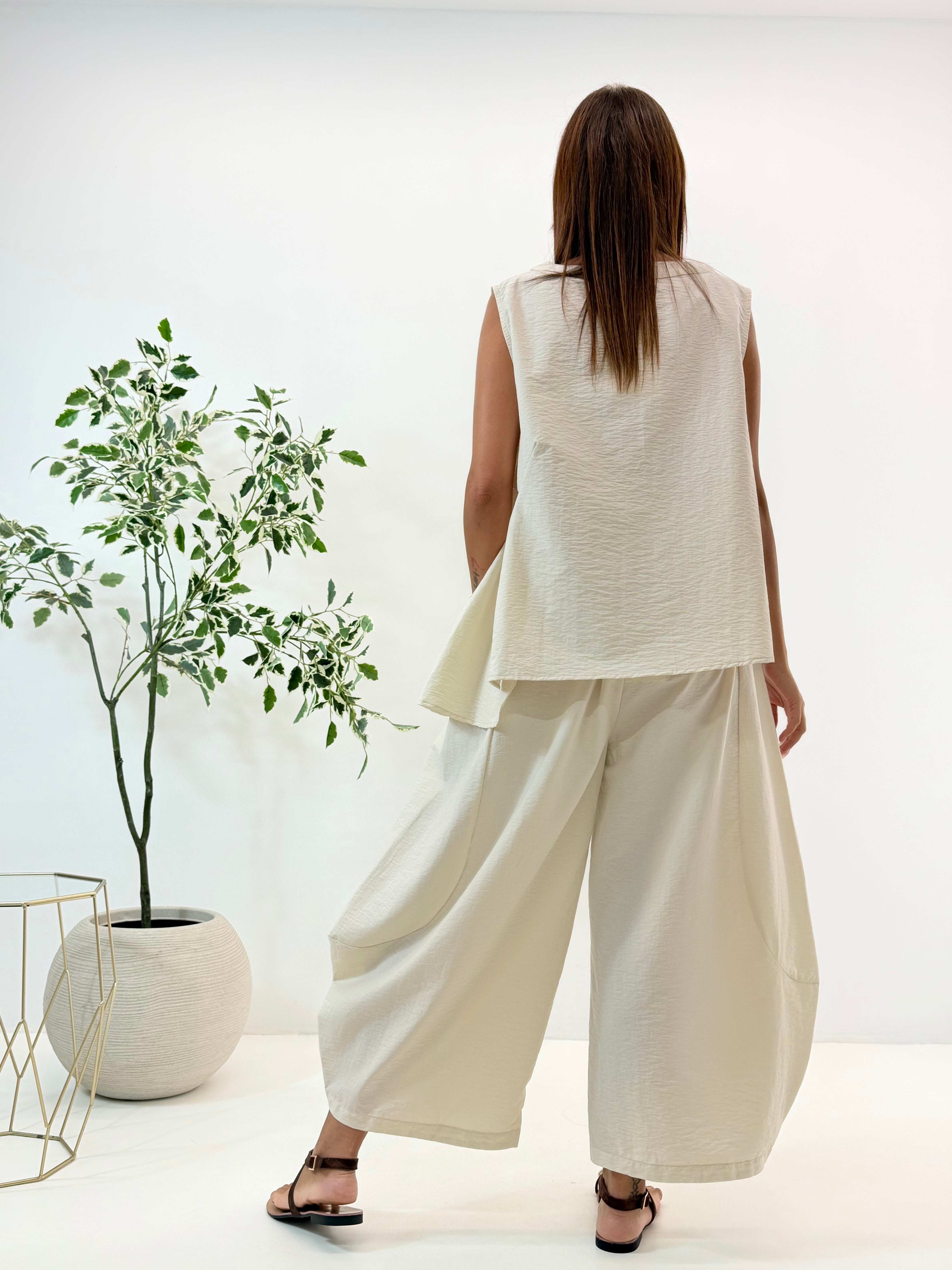 PANTALONE CHLOE PANNA