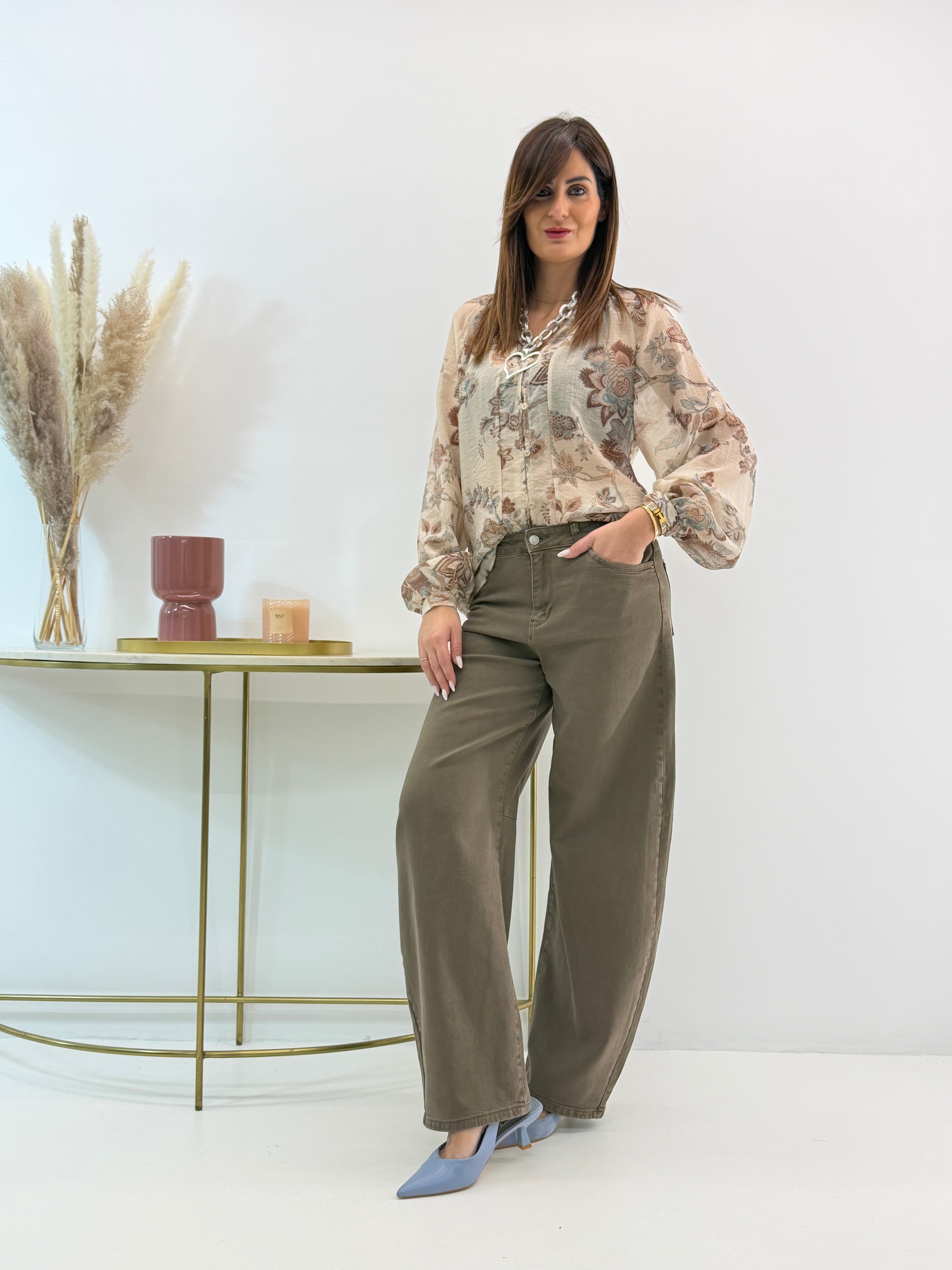 JEANS SAFIRA BALOON MORO