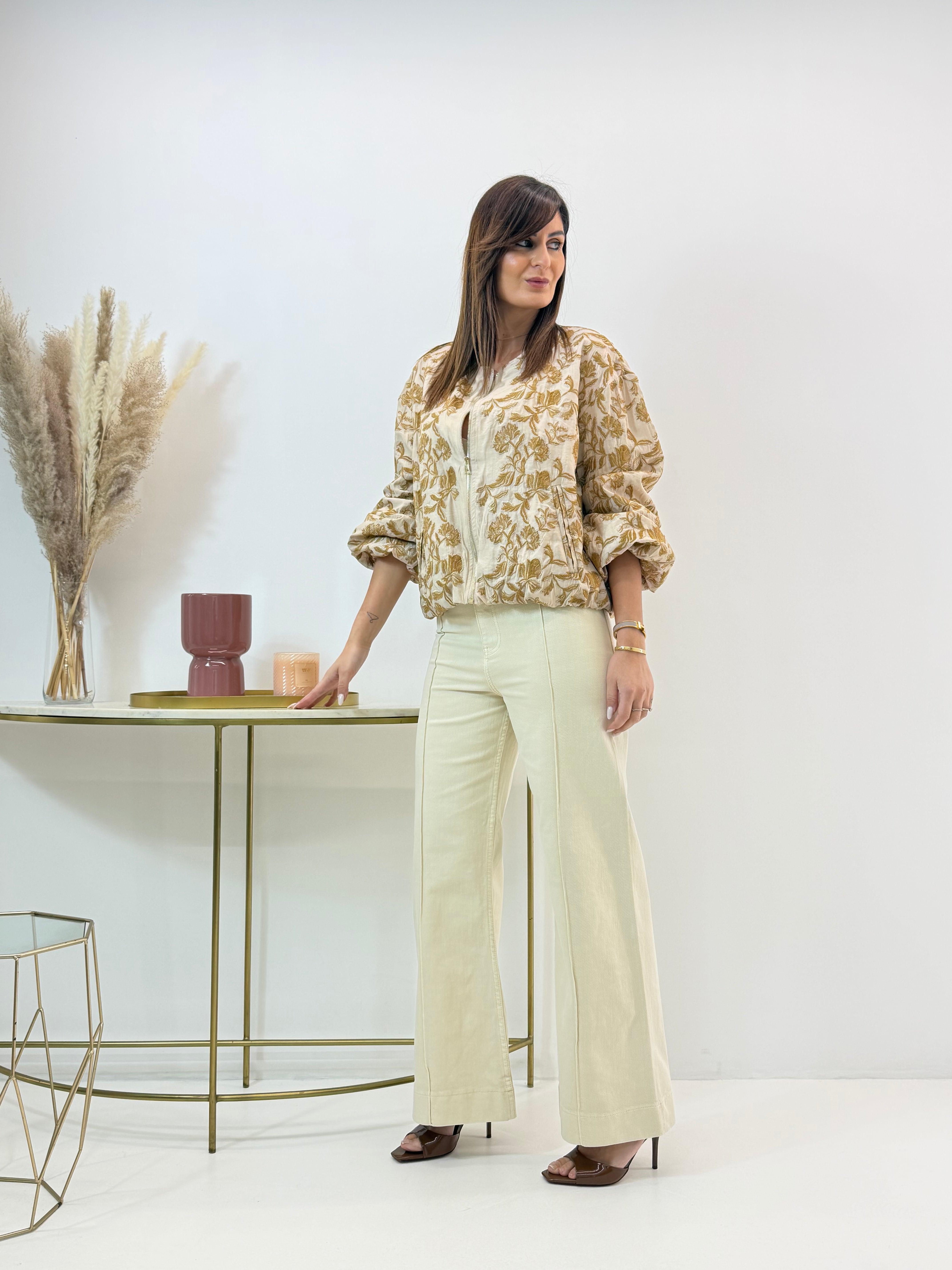 BOMBER CELIN BEIGE FANTASIA
