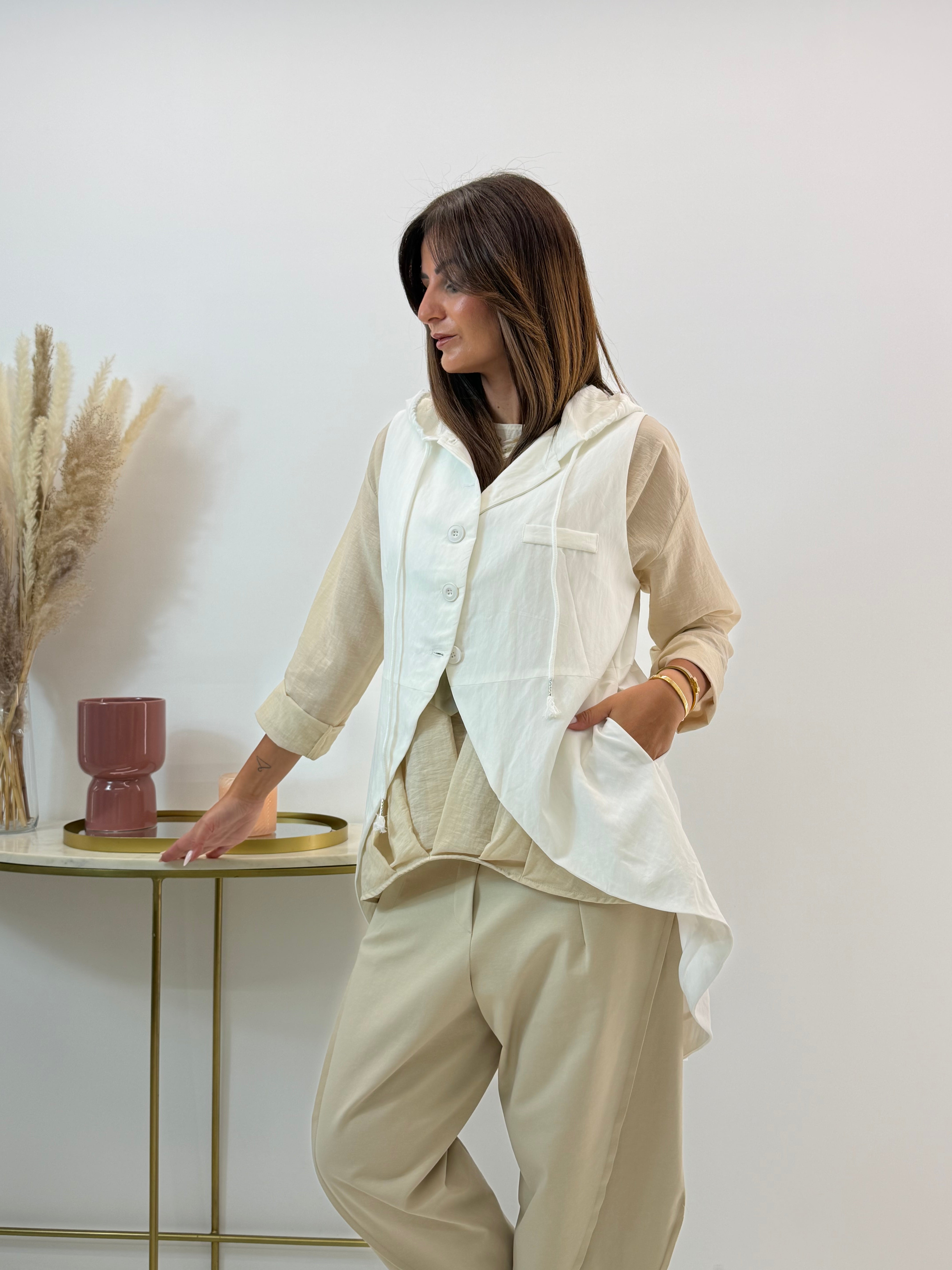 GILET ARISA WENDY CON BOTTONI