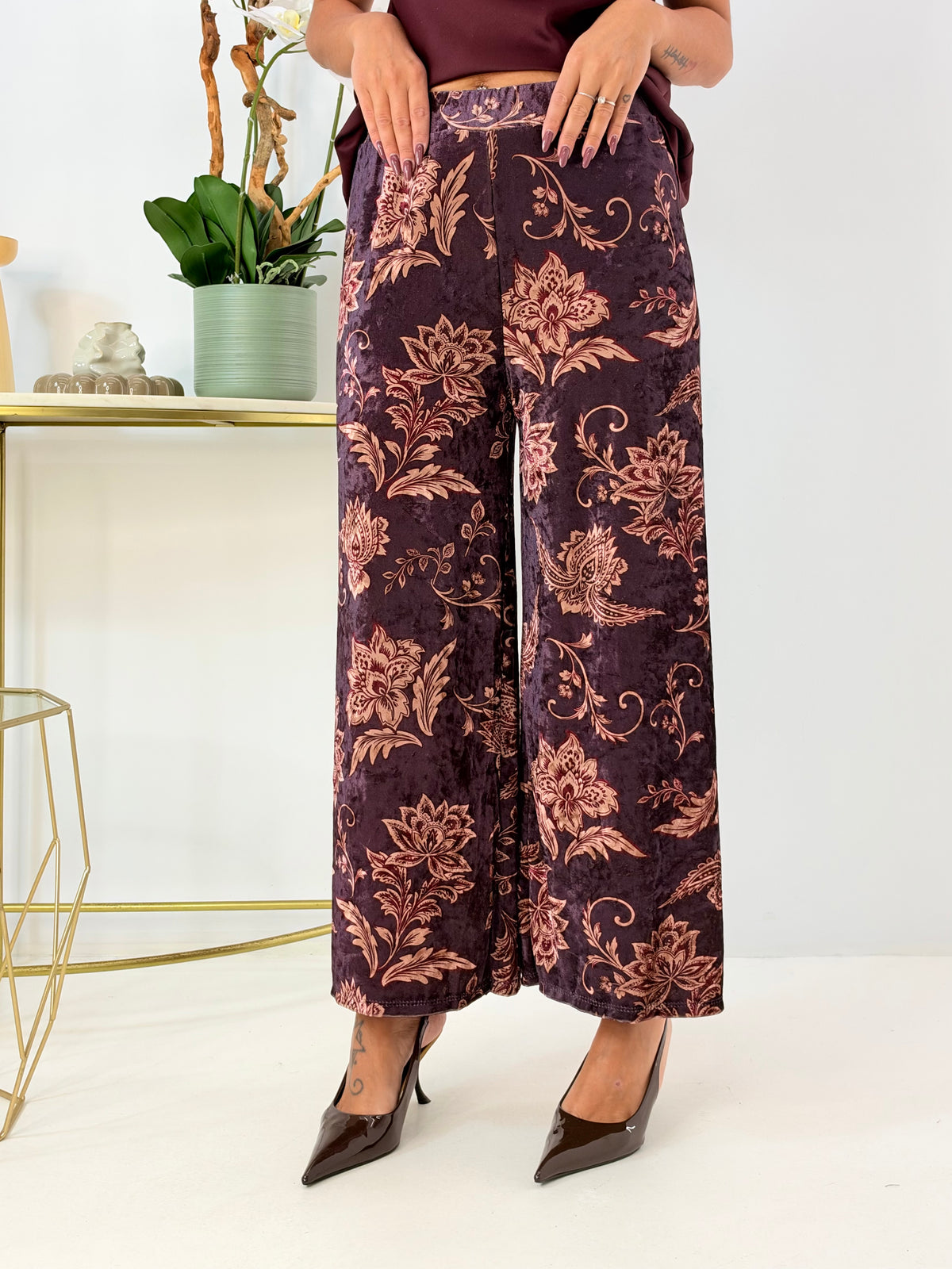 PANTALONE YASHIRA IN VELLUTO