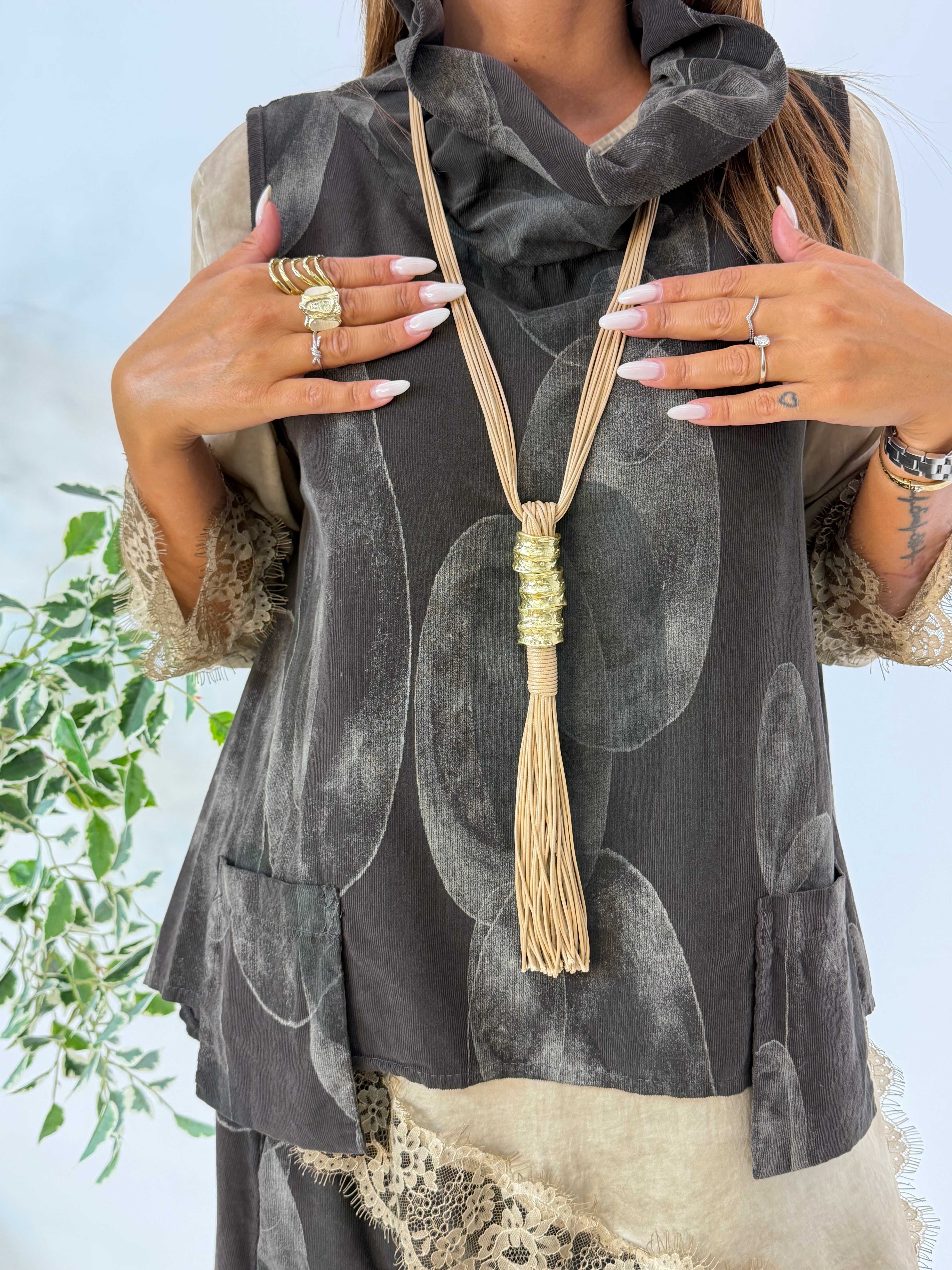 COLLANA ISABELLE BEIGE