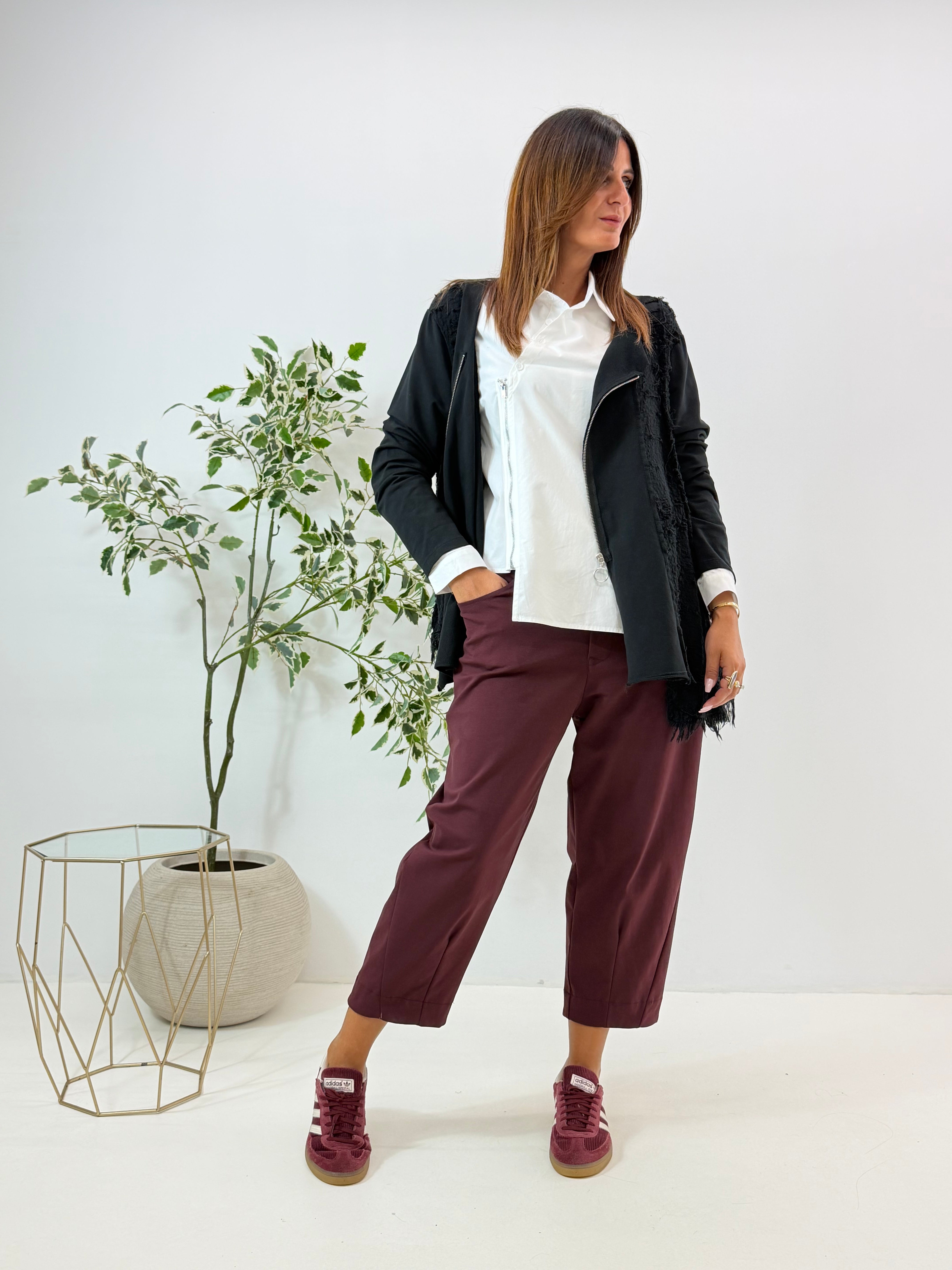 PANTALONE ZOE WENDY BORDEAUX