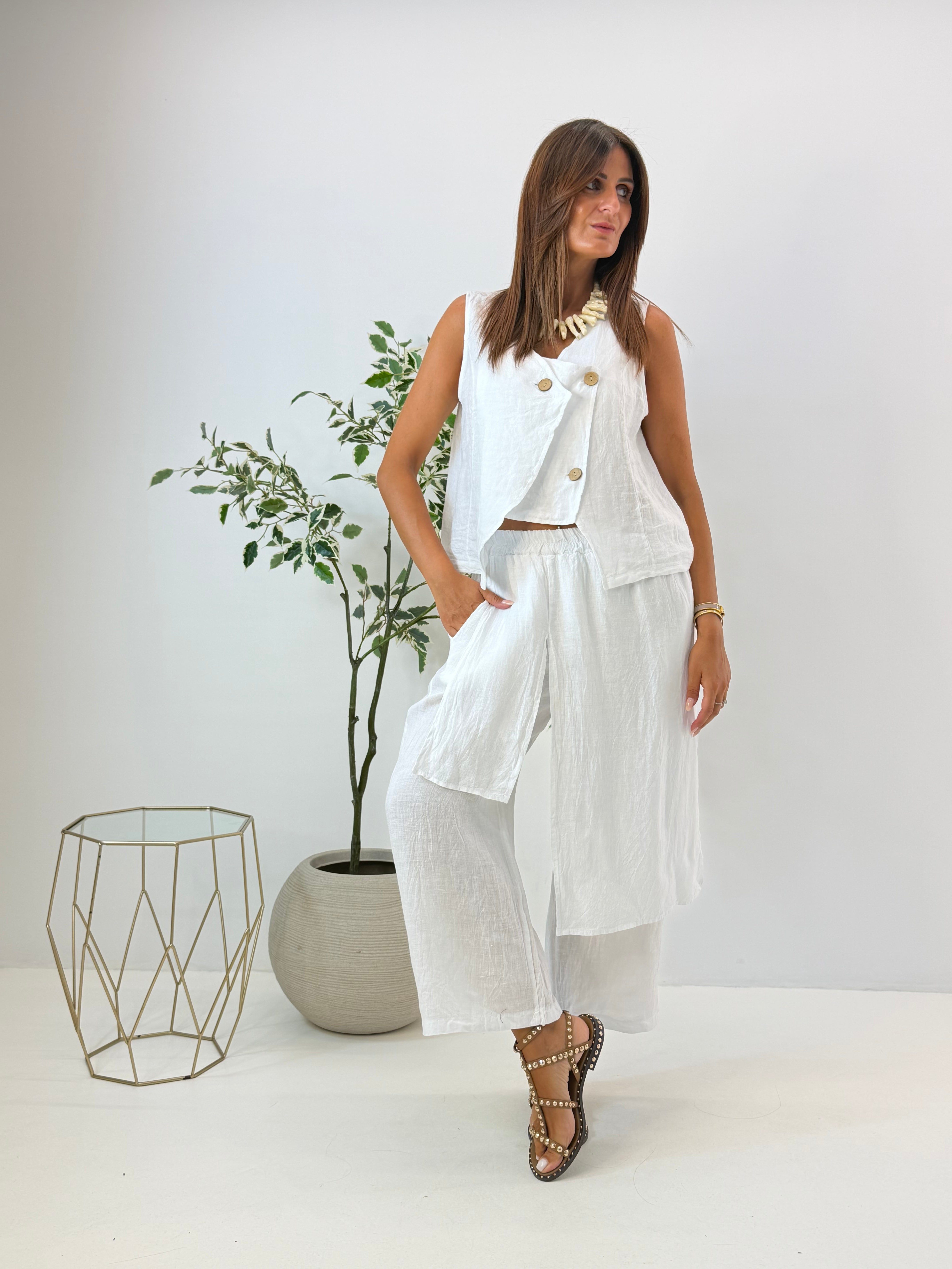 PANTALONE LIANA IN LINO