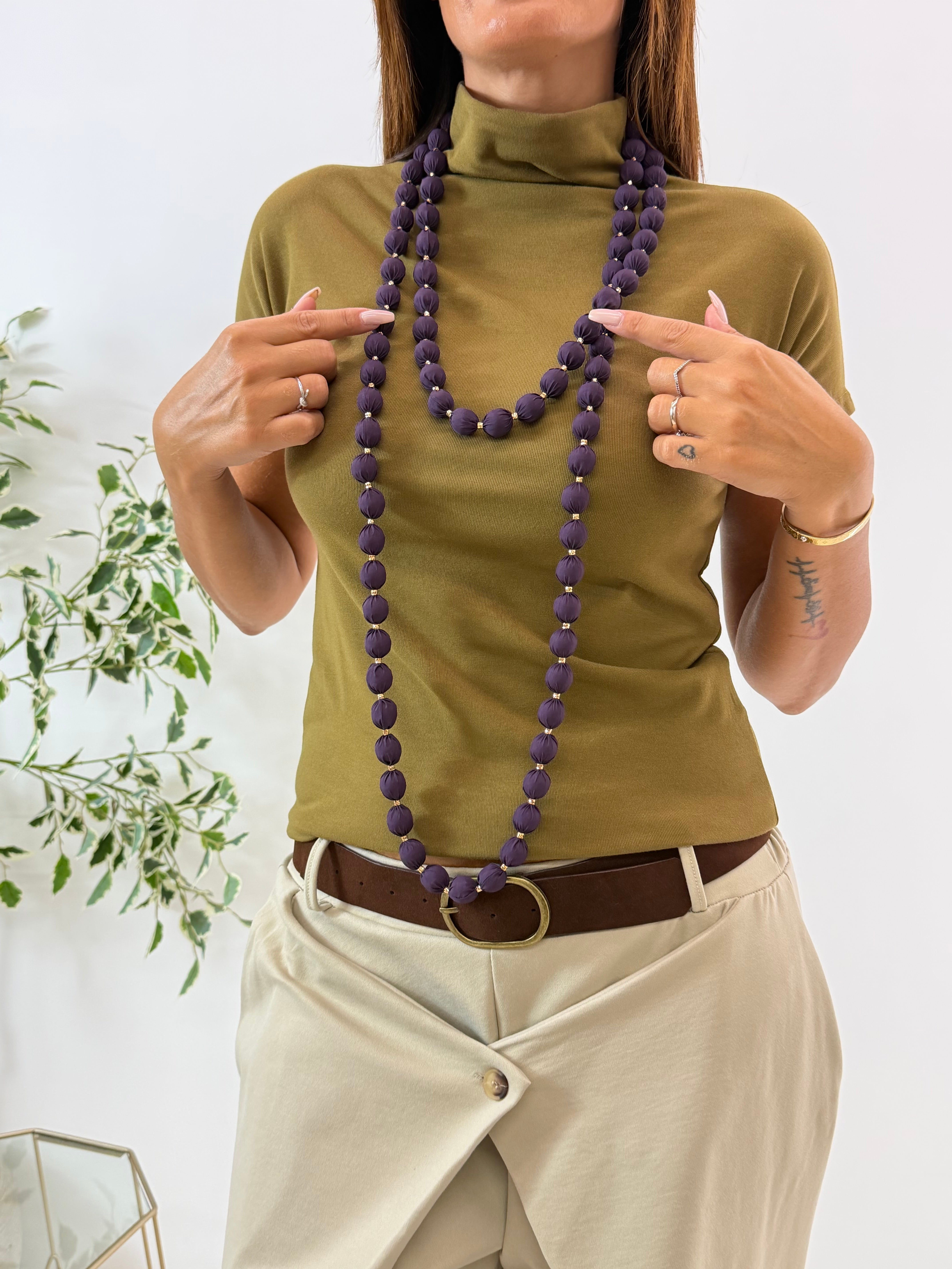 COLLANA MINA VIOLA