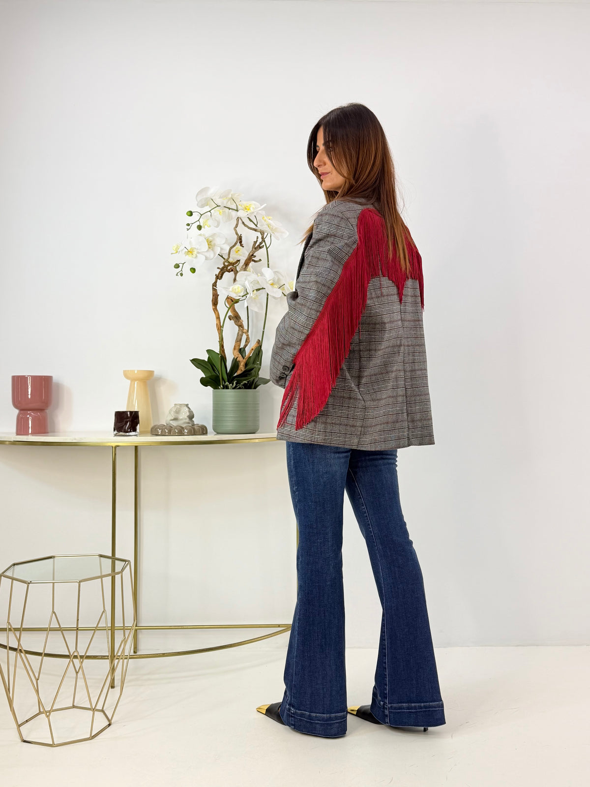 BLAZER KUPRA FANTASIA GRIGIA