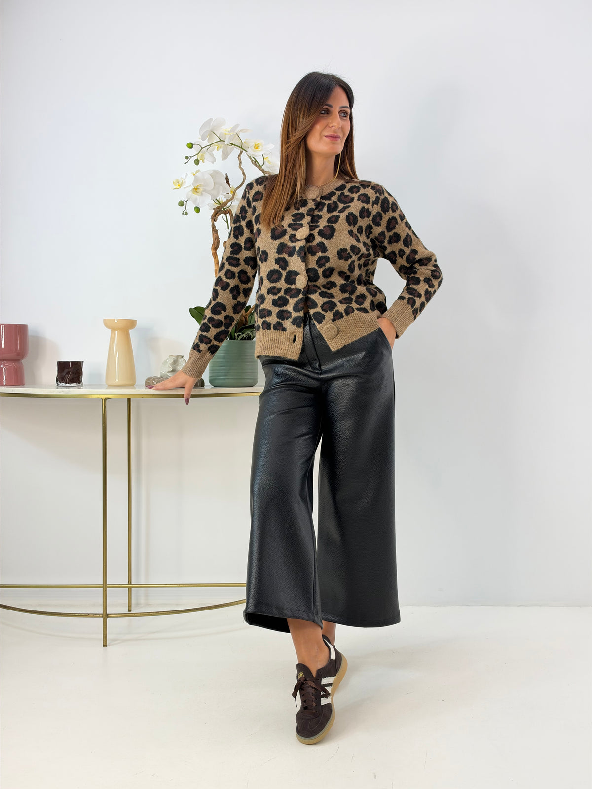 CARDIGAN PAROS MACULATO