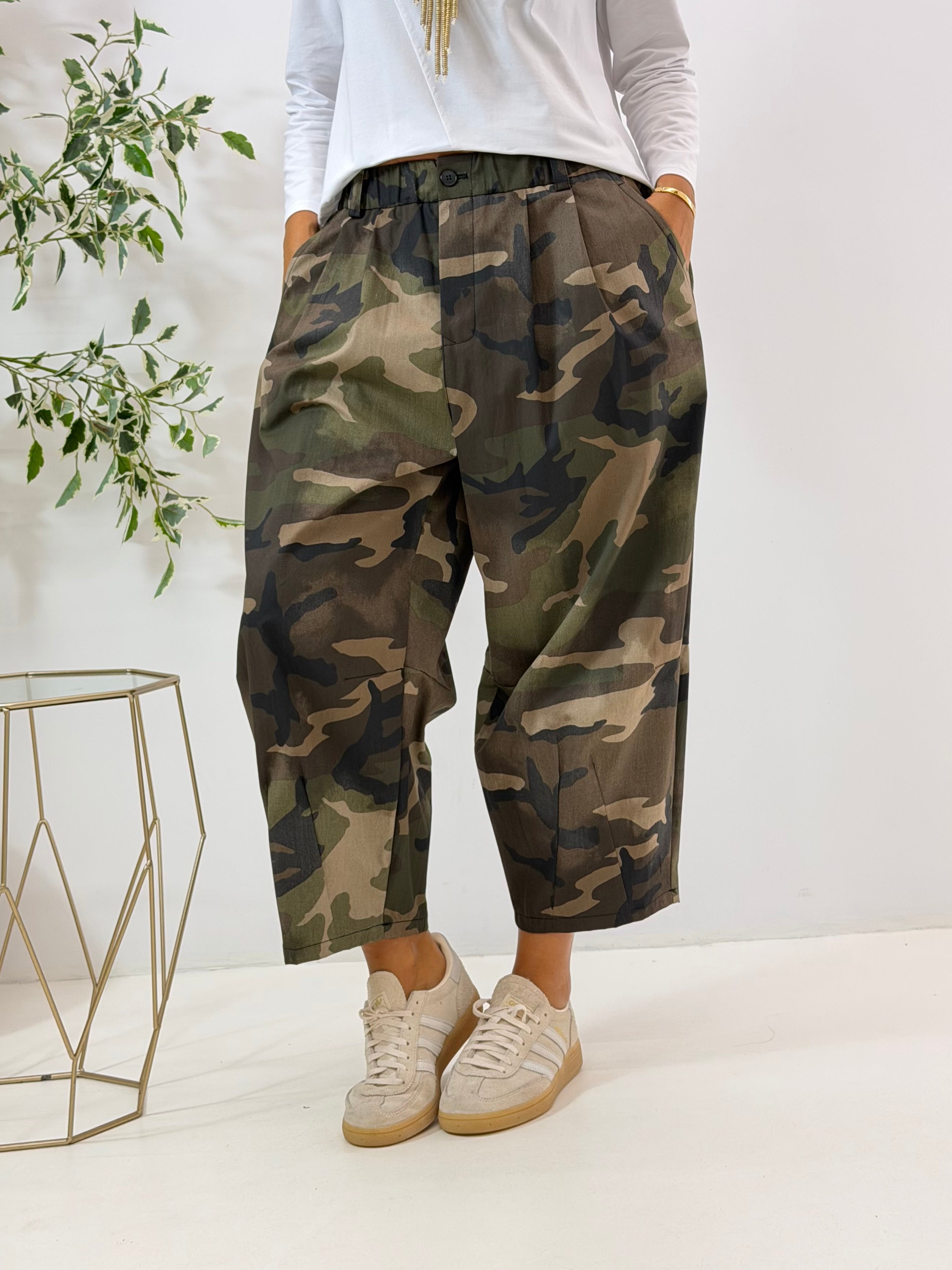 PANTALONE JOLIE WENDY FANTASIA MILITARE