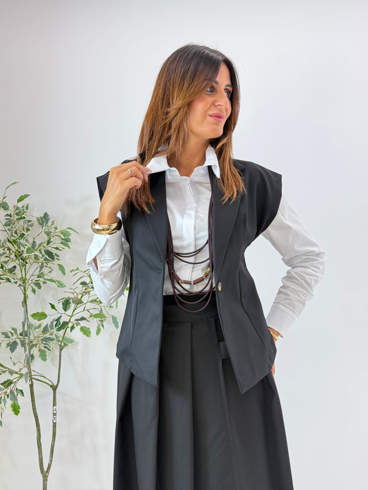 GILET SORAYA NERO