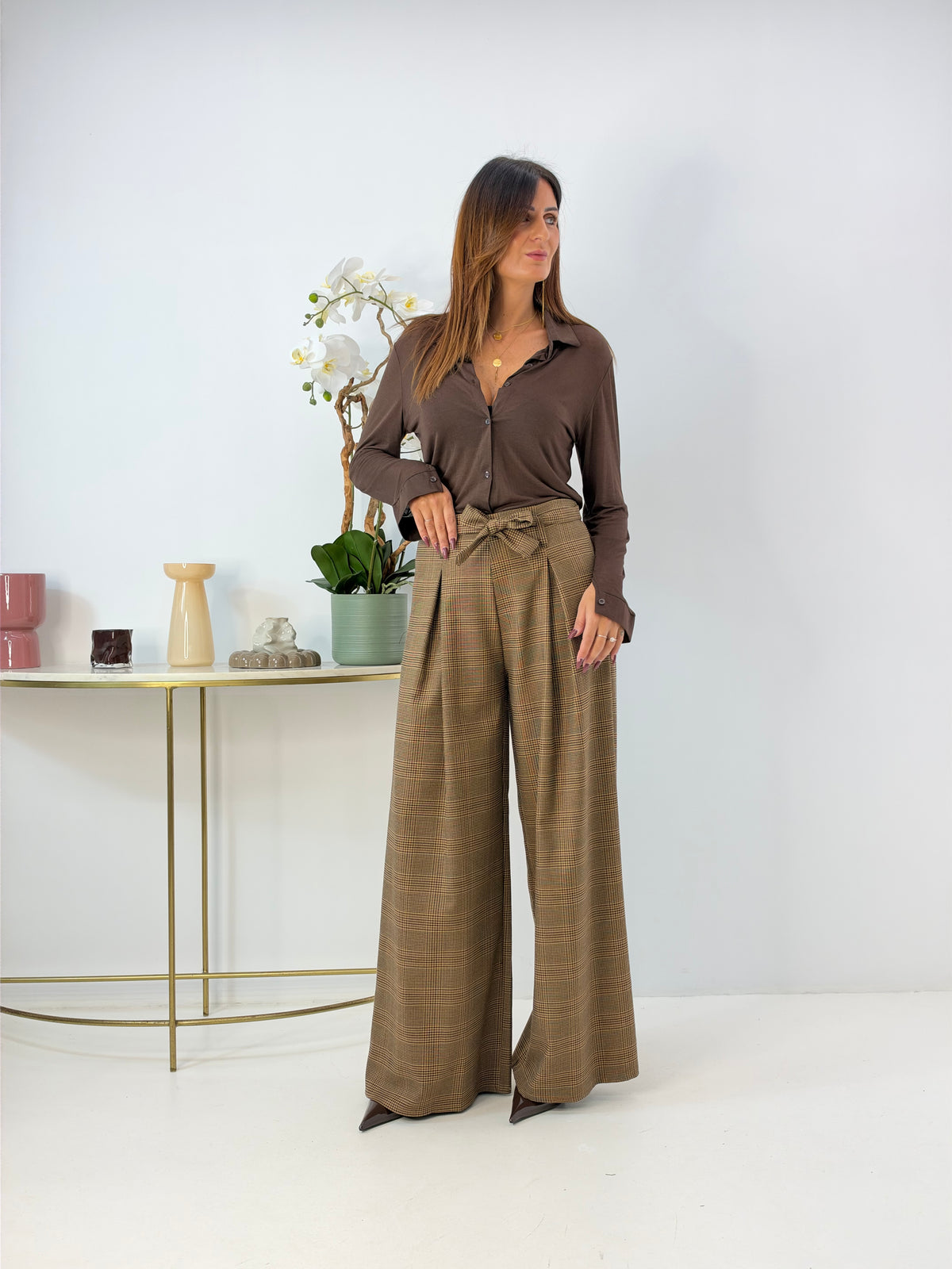 PANTALONE ANNALISA FANTASIA CAMEL