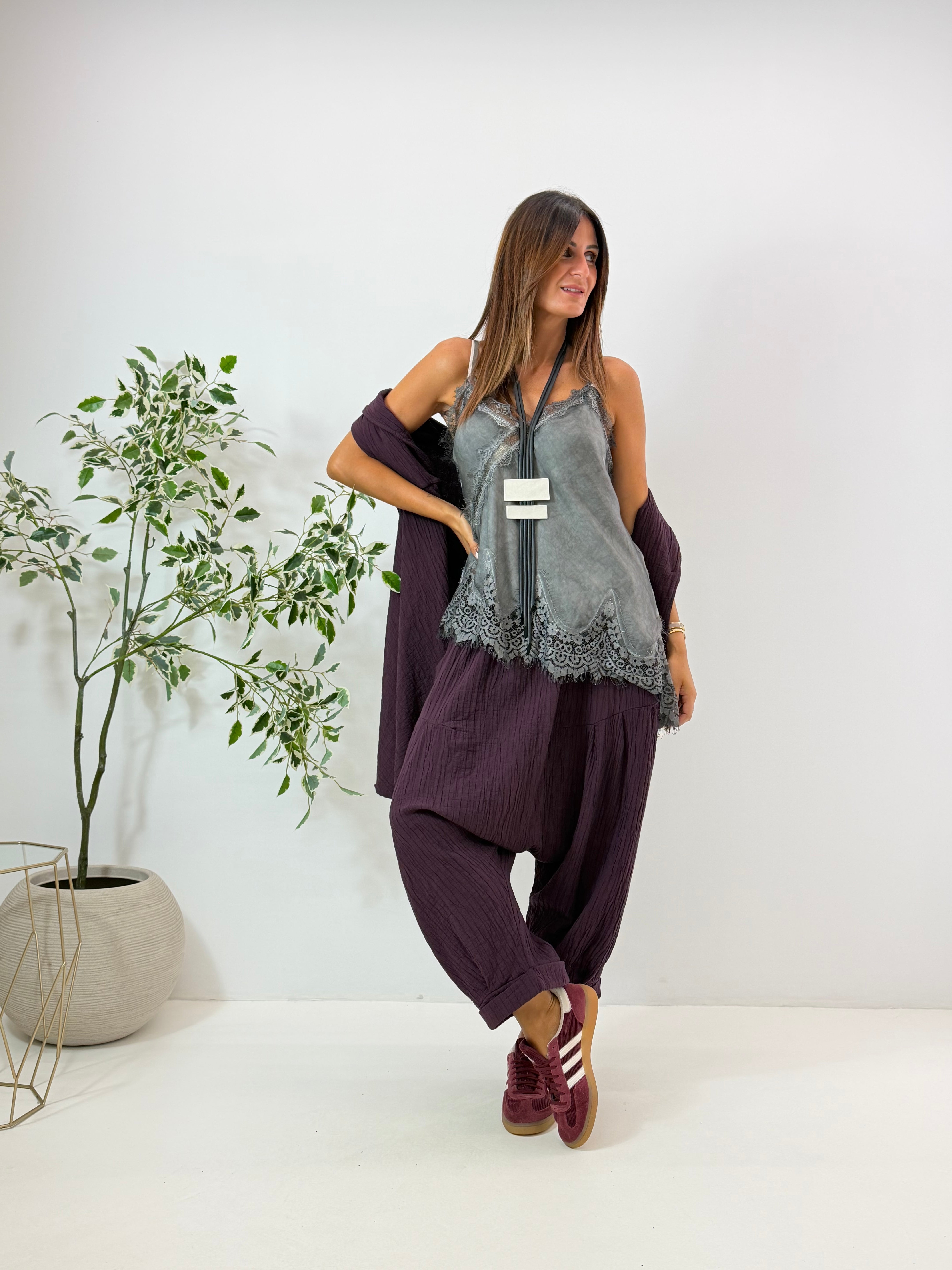 TOP ATHENA GRIGIO SCURO