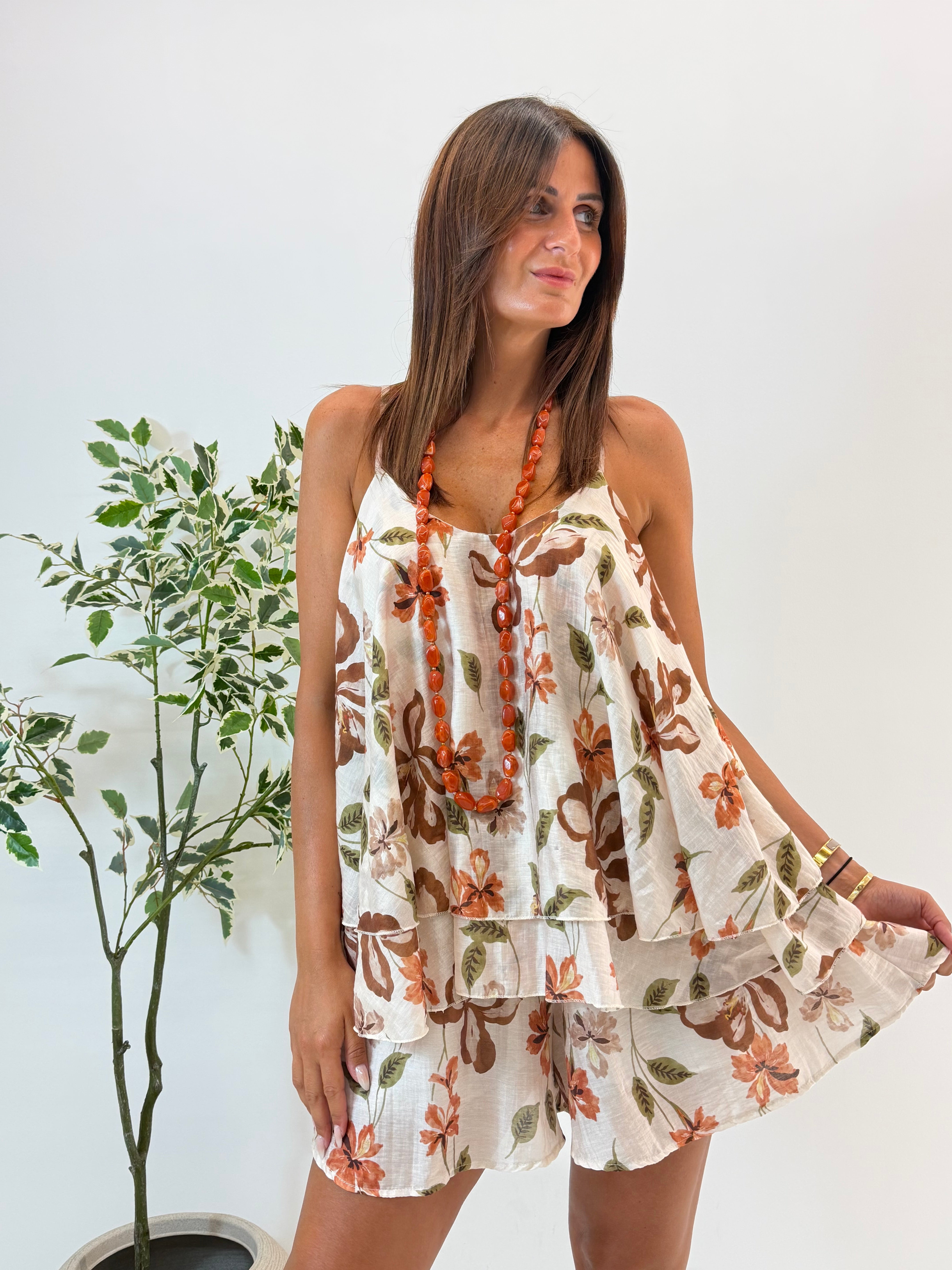 CANOTTA FLORA FANTASIA BEIGE