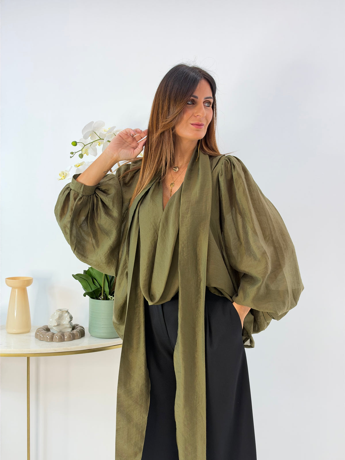 CAMICIA ELOISE VERDE