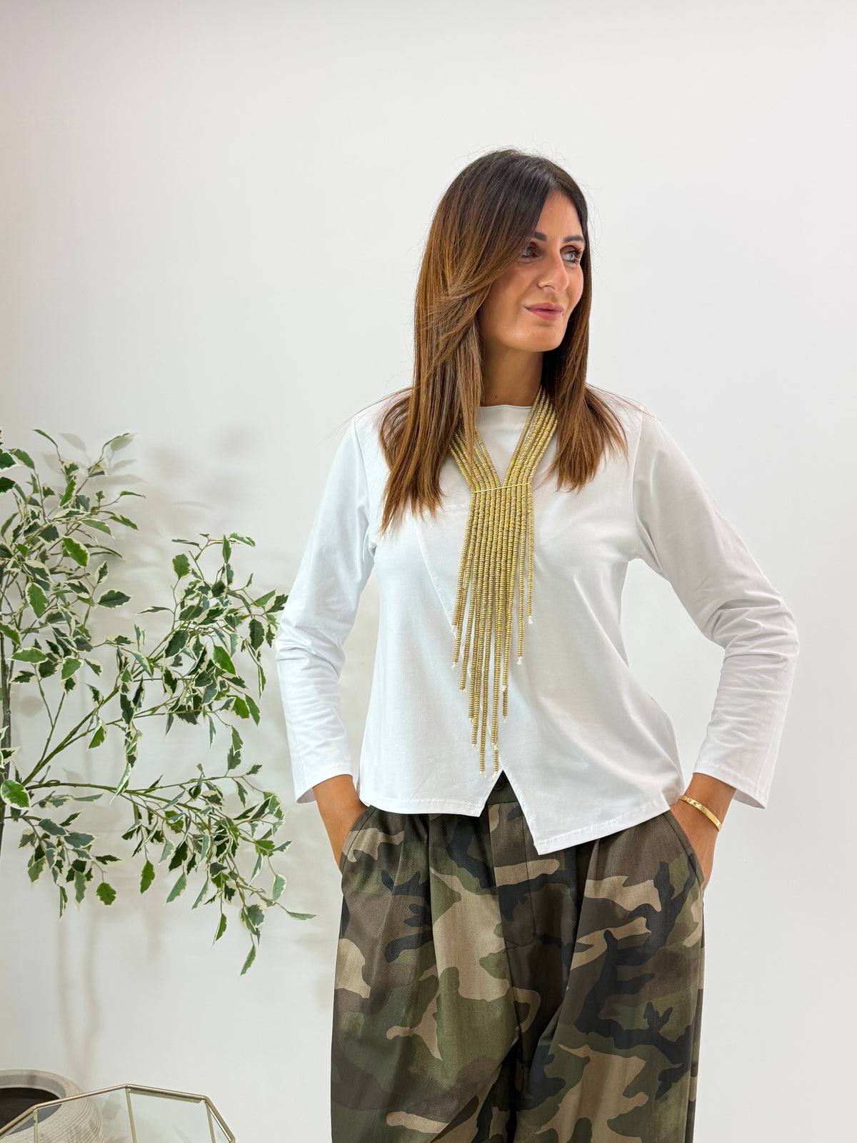 MAGLIETTA DELIA BIANCA