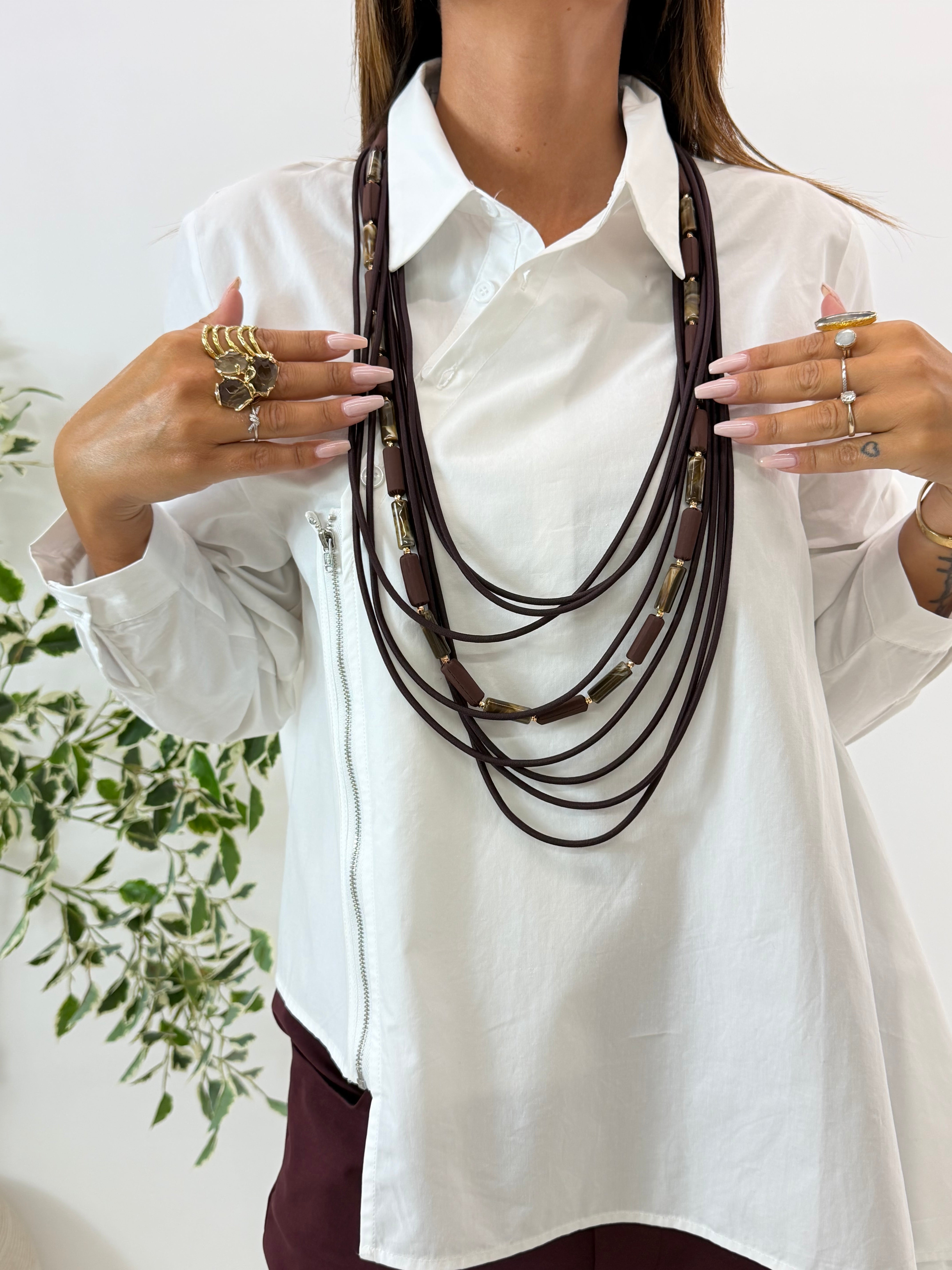 COLLANA ZOE PRUGNA