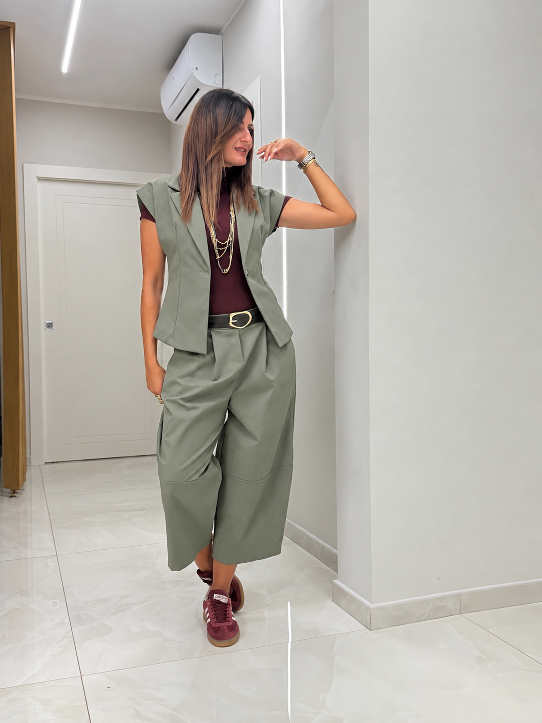 PANTALONE SORAYA VERDE