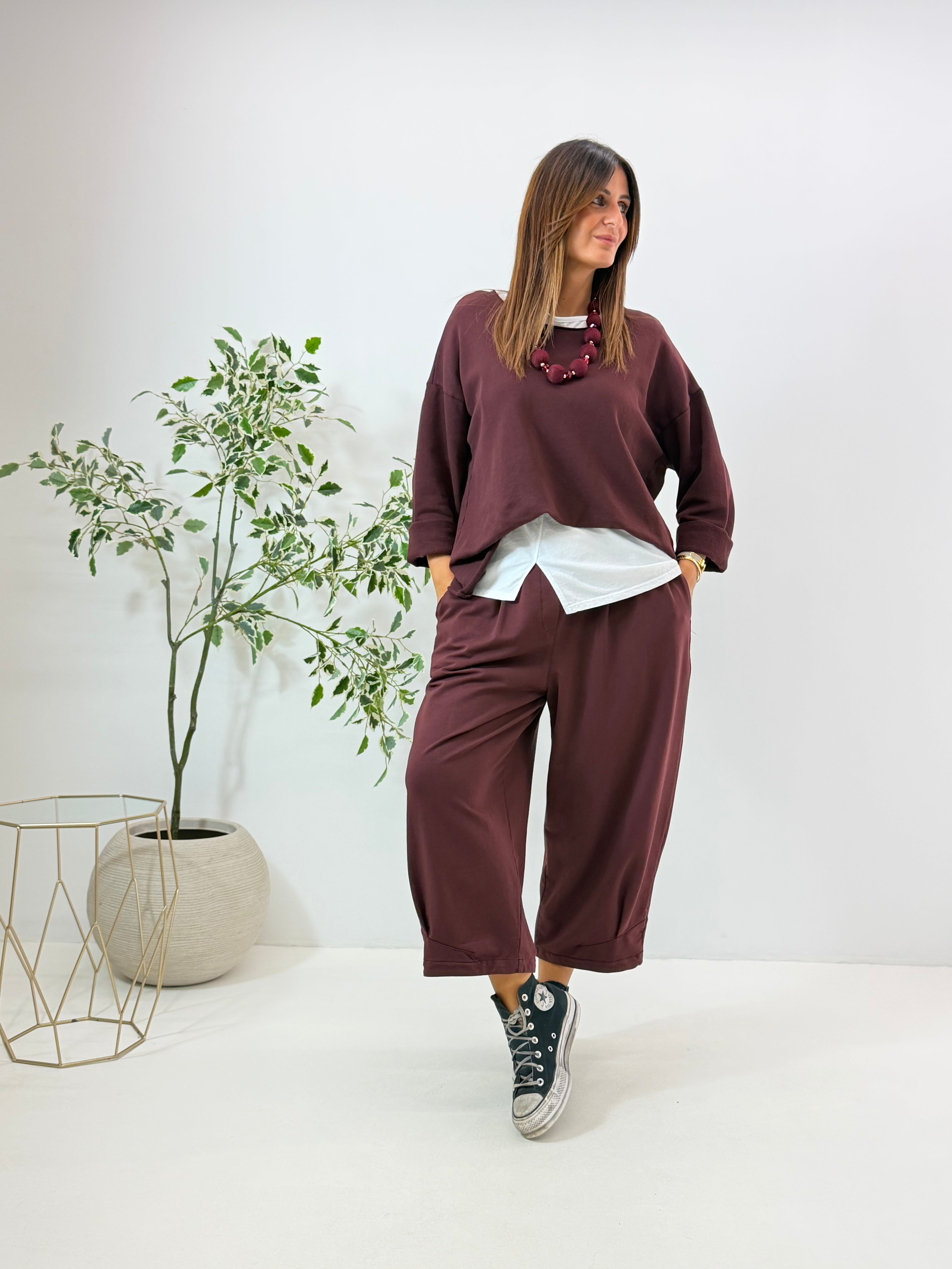 PANTALONE CHERRY BORDEAUX WENDY