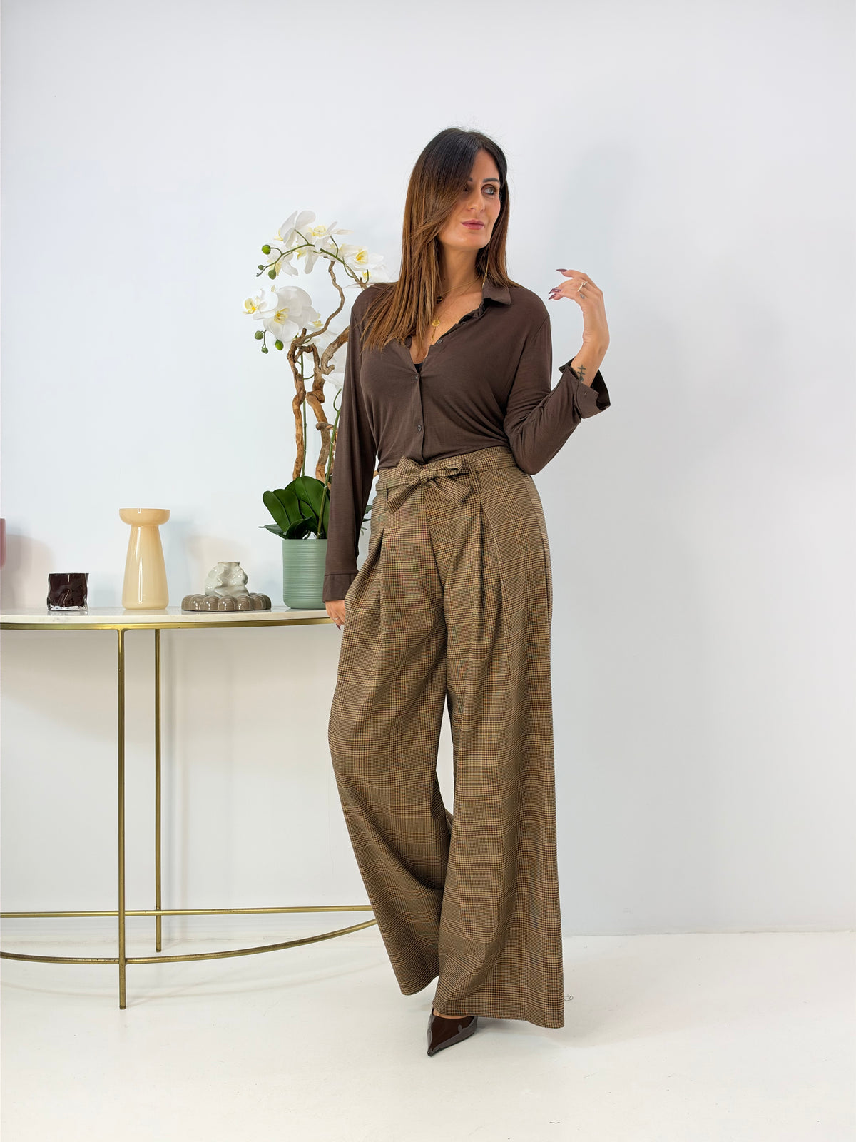 PANTALONE ANNALISA FANTASIA CAMEL