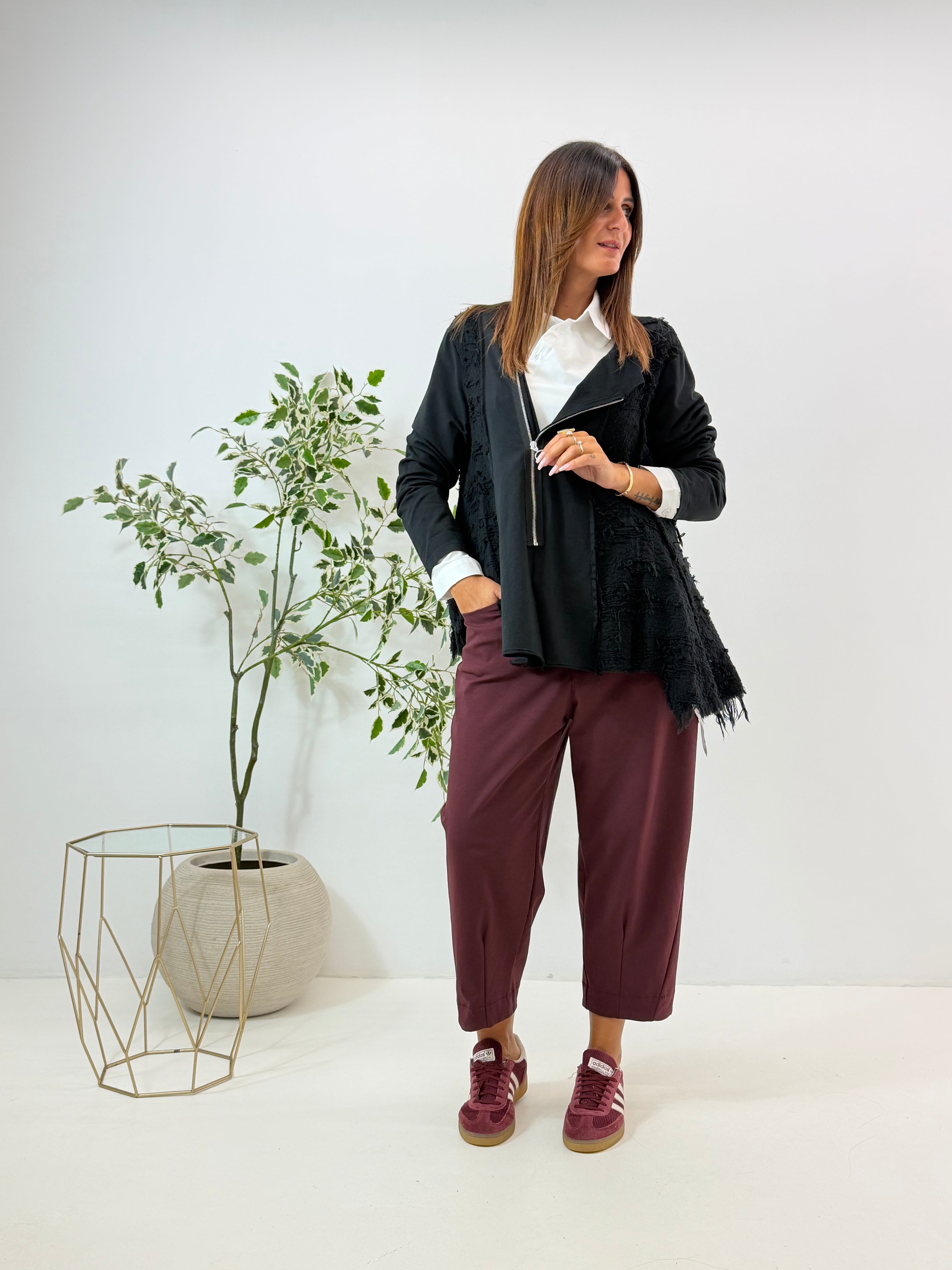 PANTALONE ZOE WENDY BORDEAUX