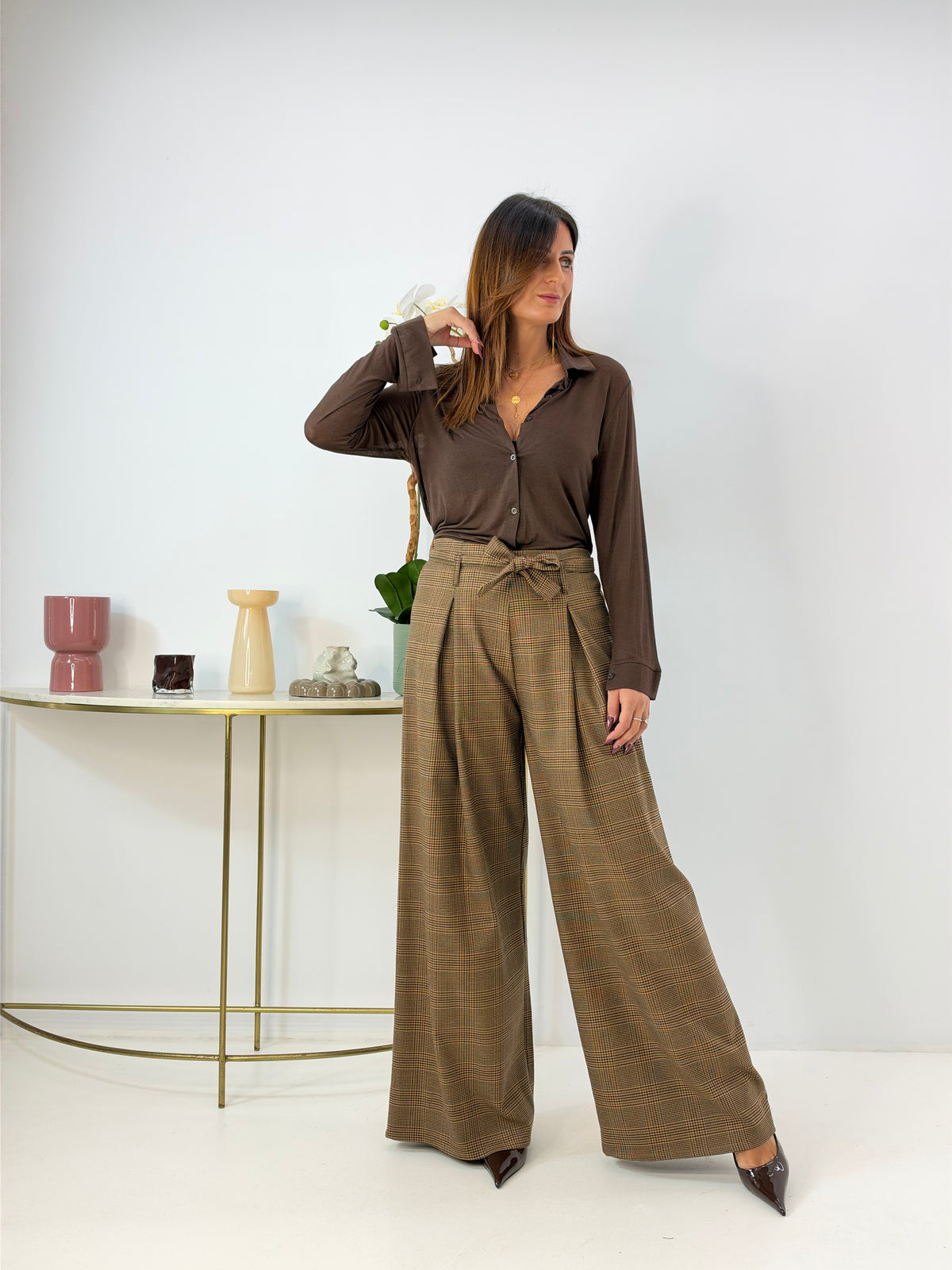 PANTALONE ANNALISA FANTASIA CAMEL