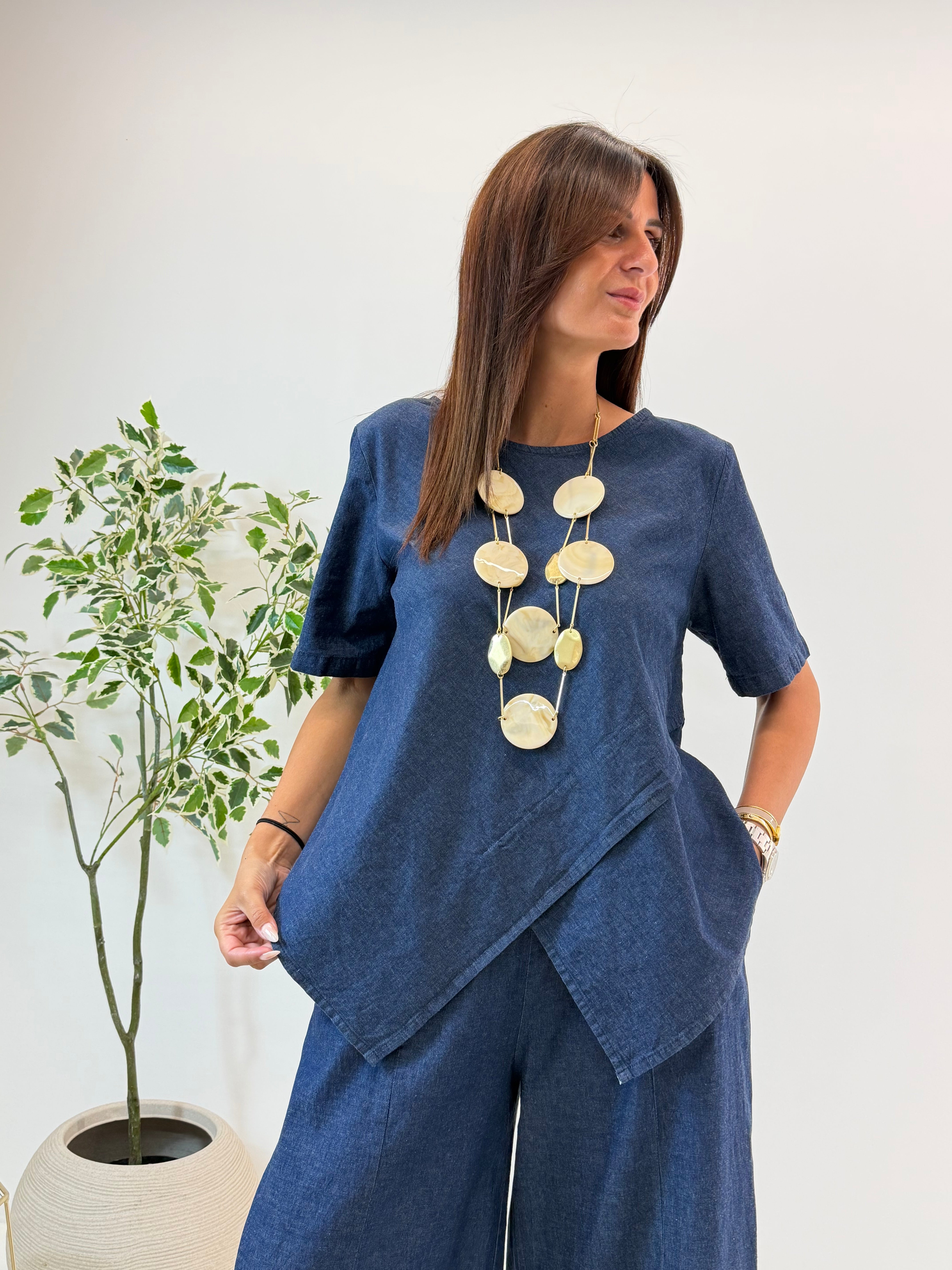 BLUSA LAIKA IN DENIM