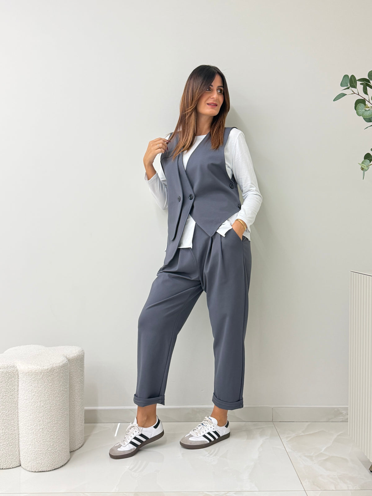 GILET TOKYO GRIGIO