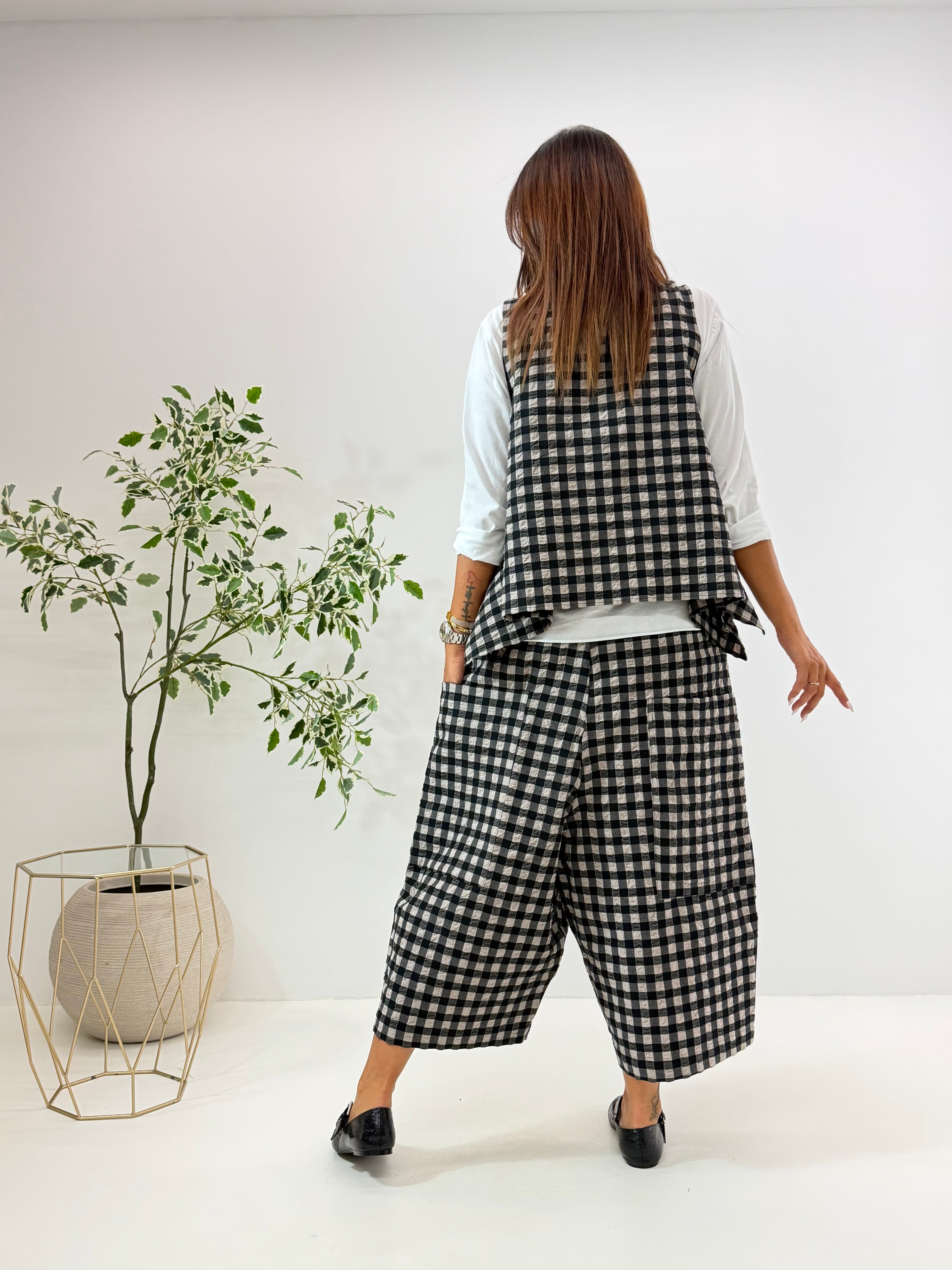 GILET KEYLA WENDY A QUADRETTI