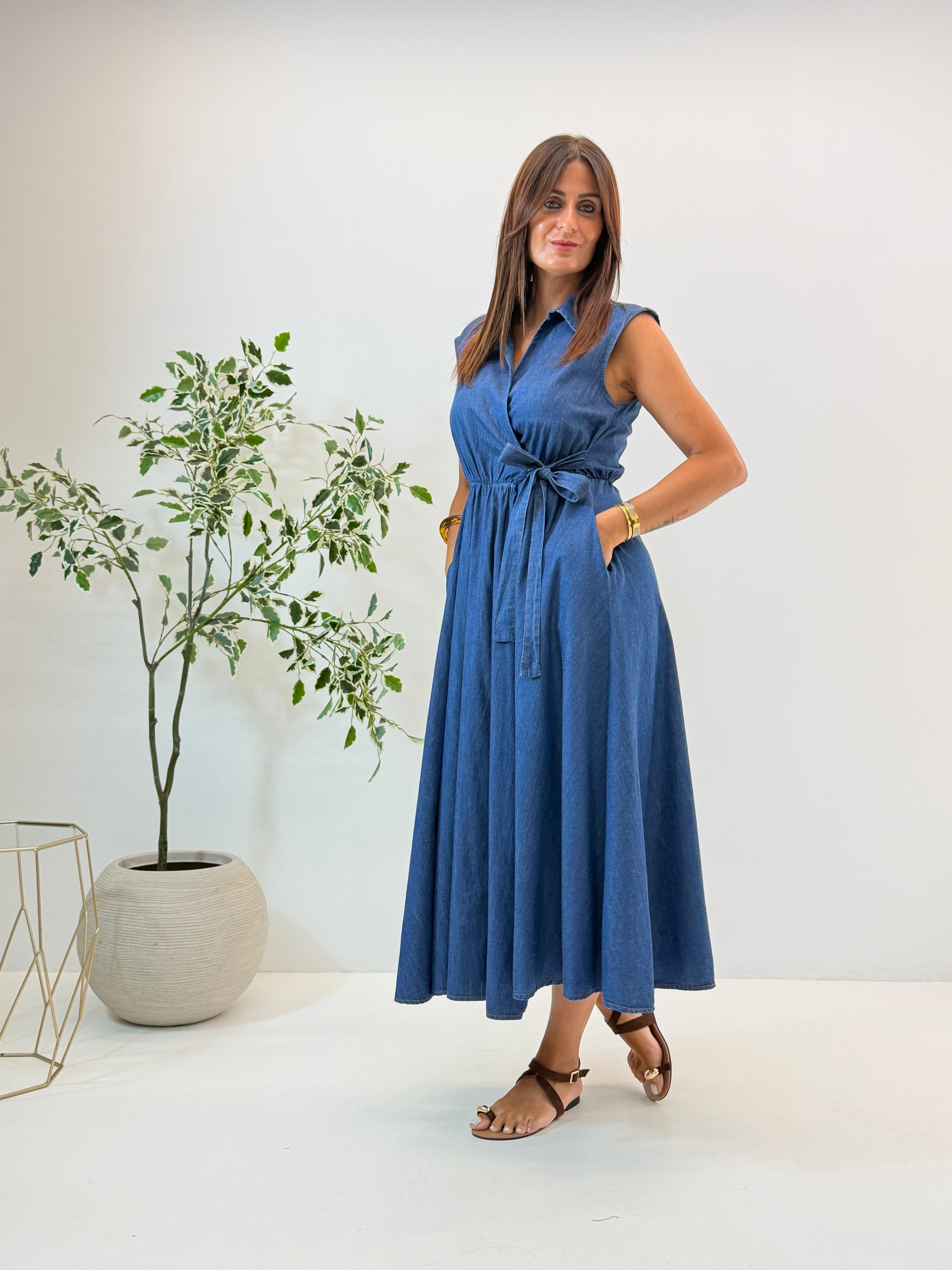 ABITO KLELIA IN DENIM