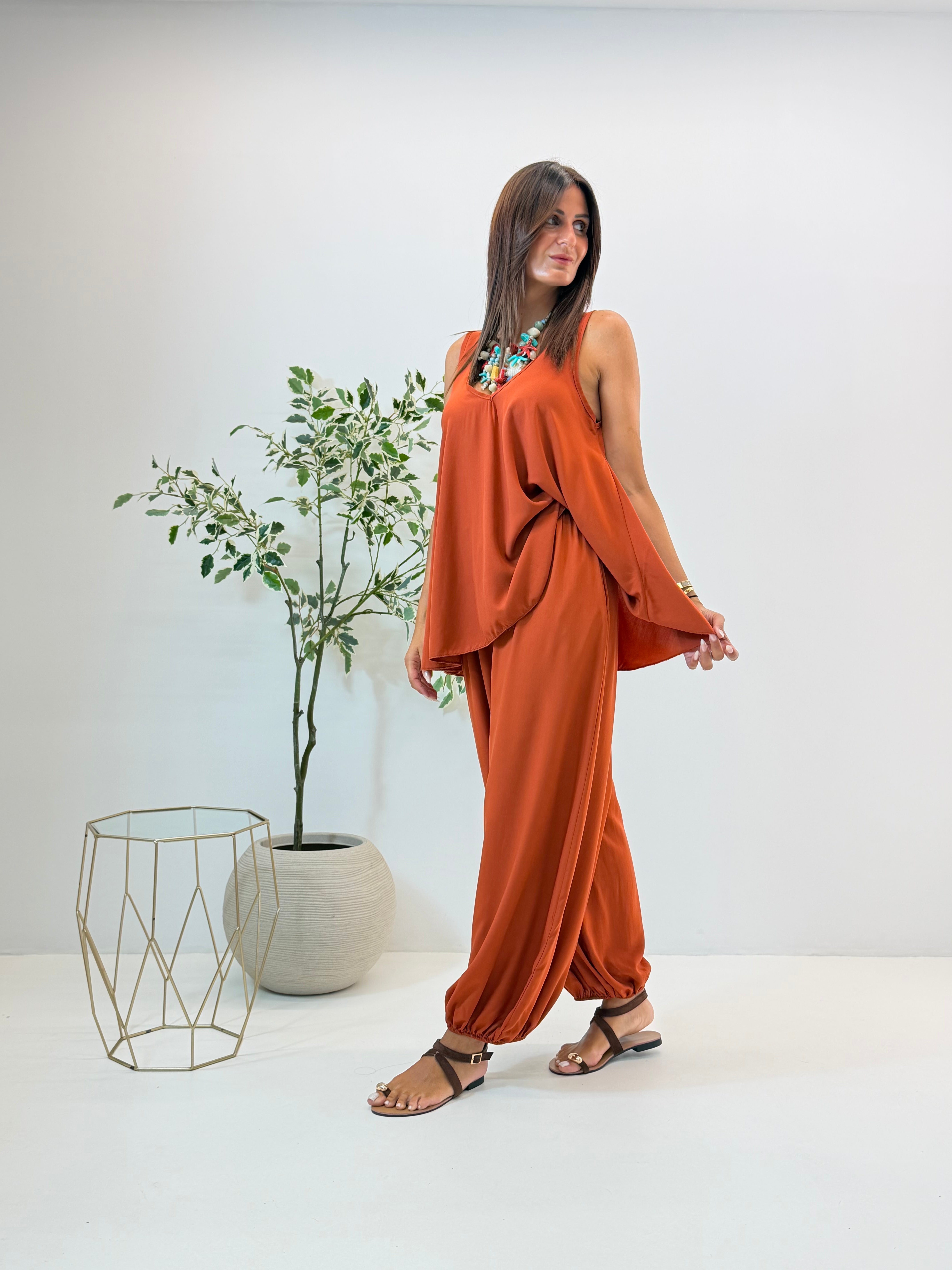 PANTALONE ZENA RUGGINE