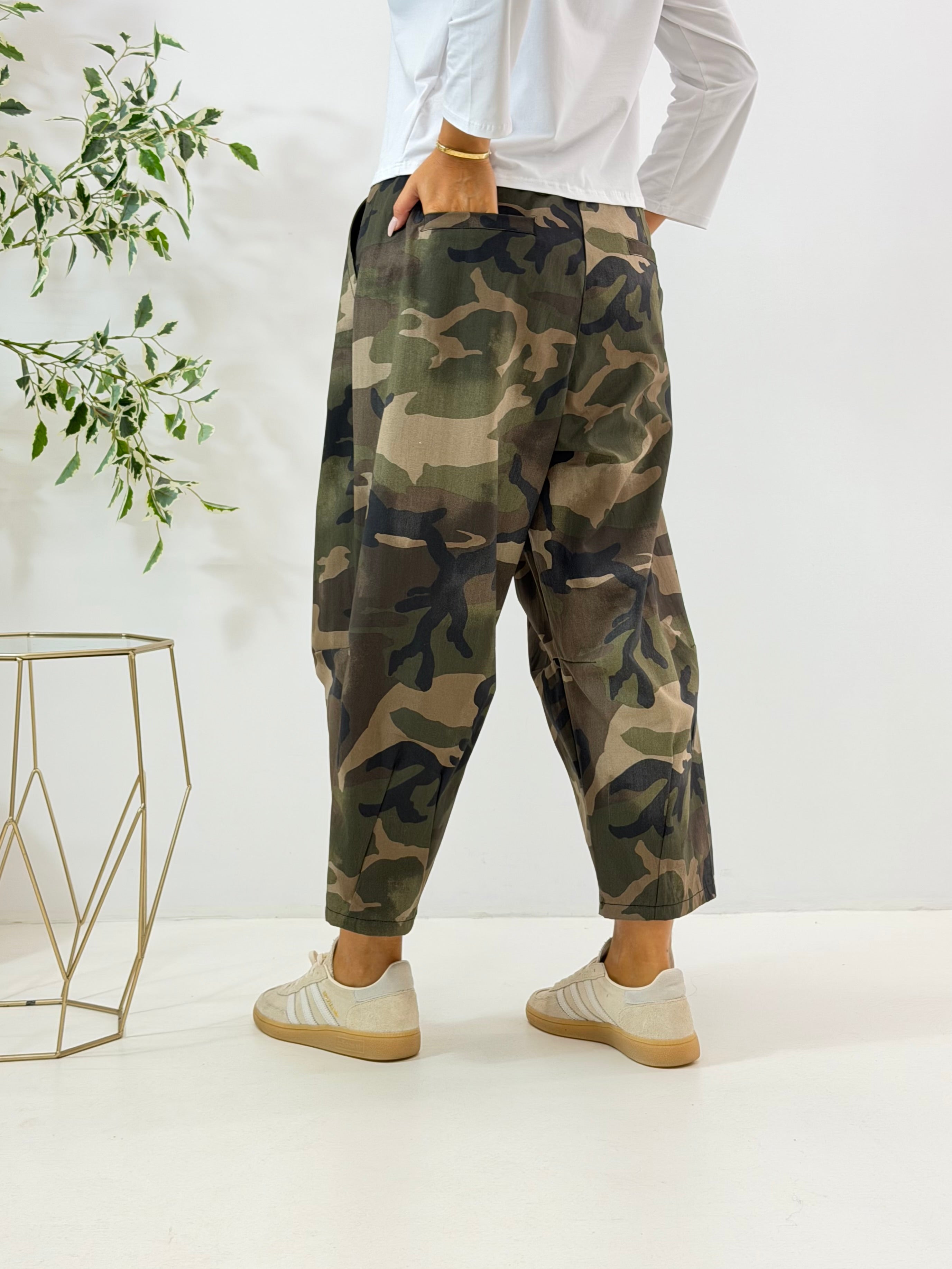 PANTALONE JOLIE WENDY FANTASIA MILITARE