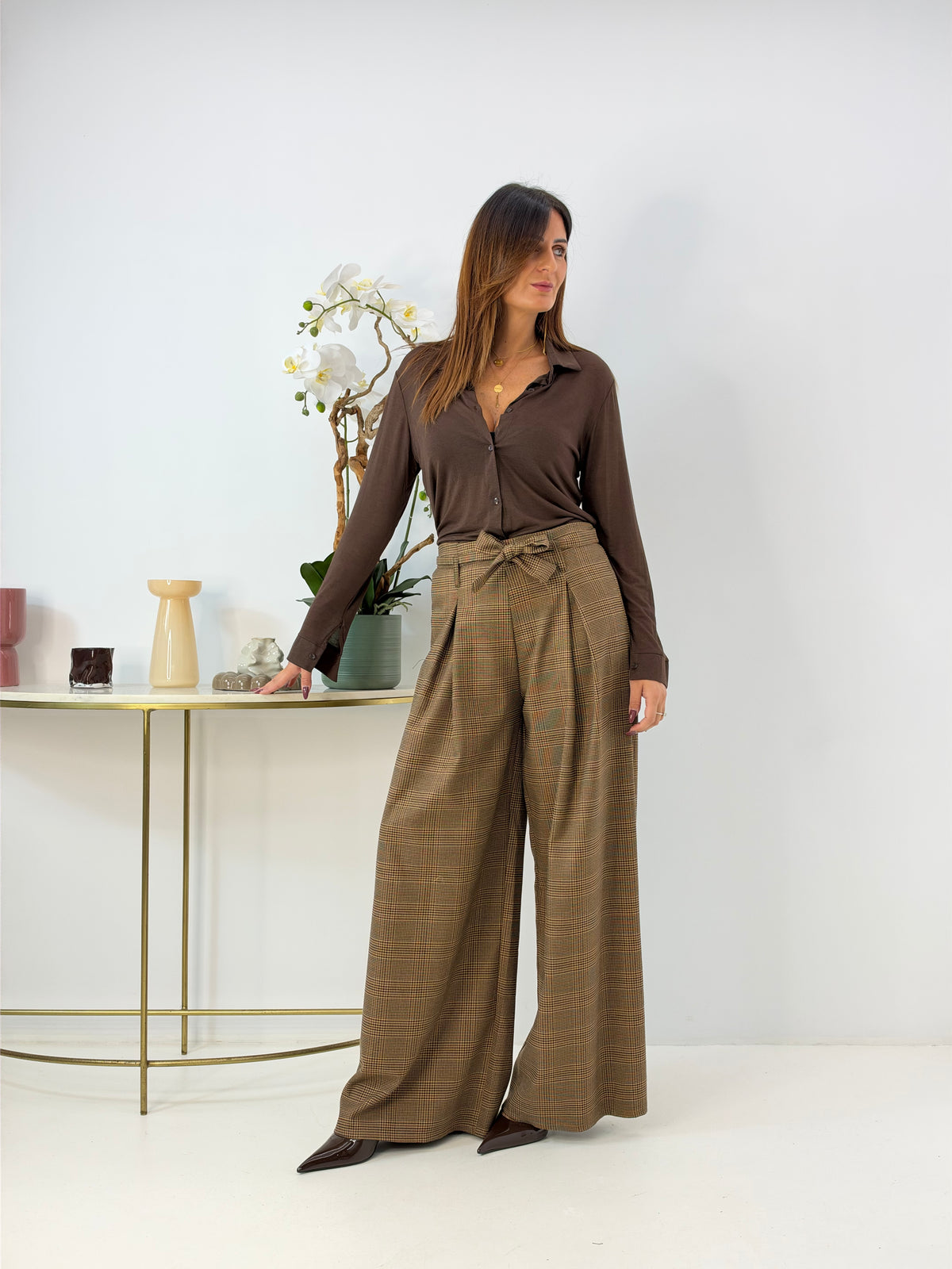 PANTALONE ANNALISA FANTASIA CAMEL