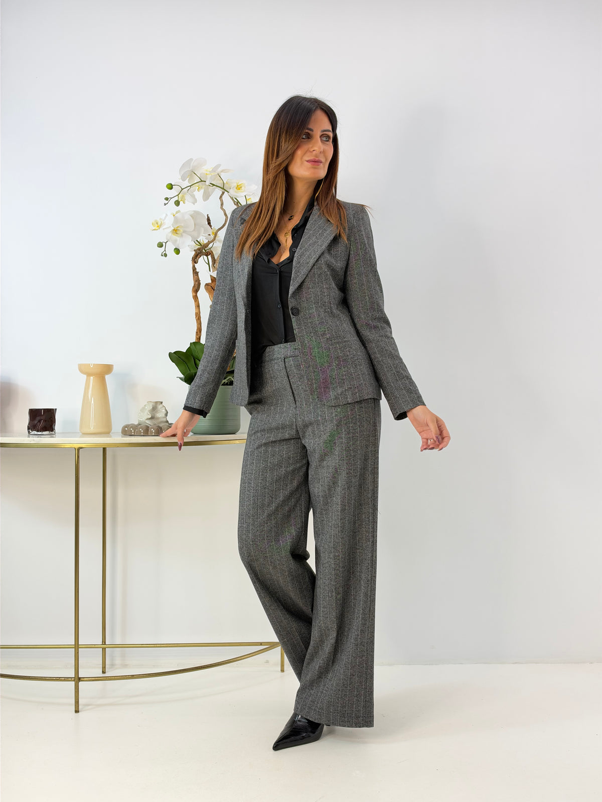 BLAZER KLELIA GRIGIO GESSATO