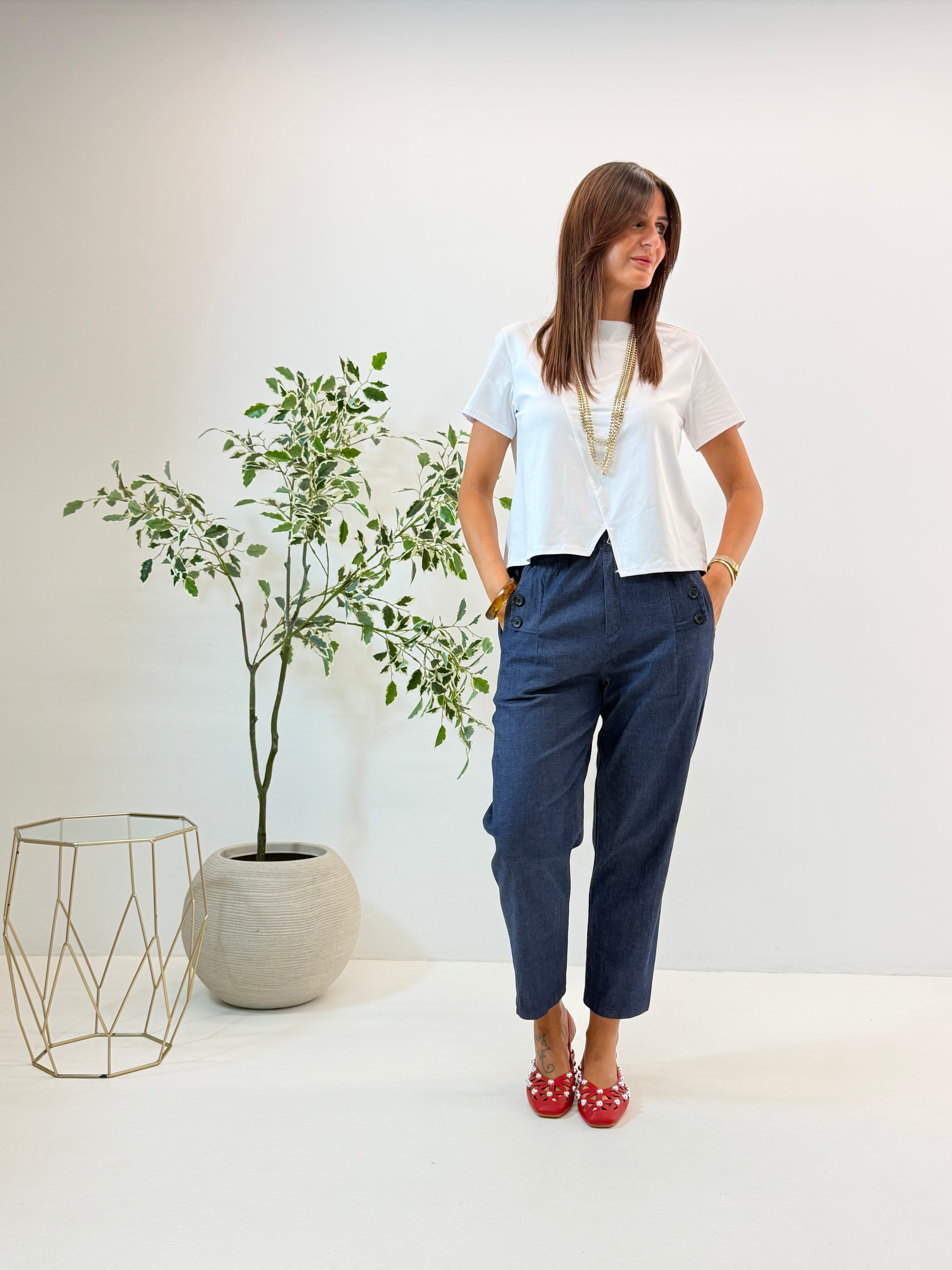 PANTALONE MANILA IN DENIM