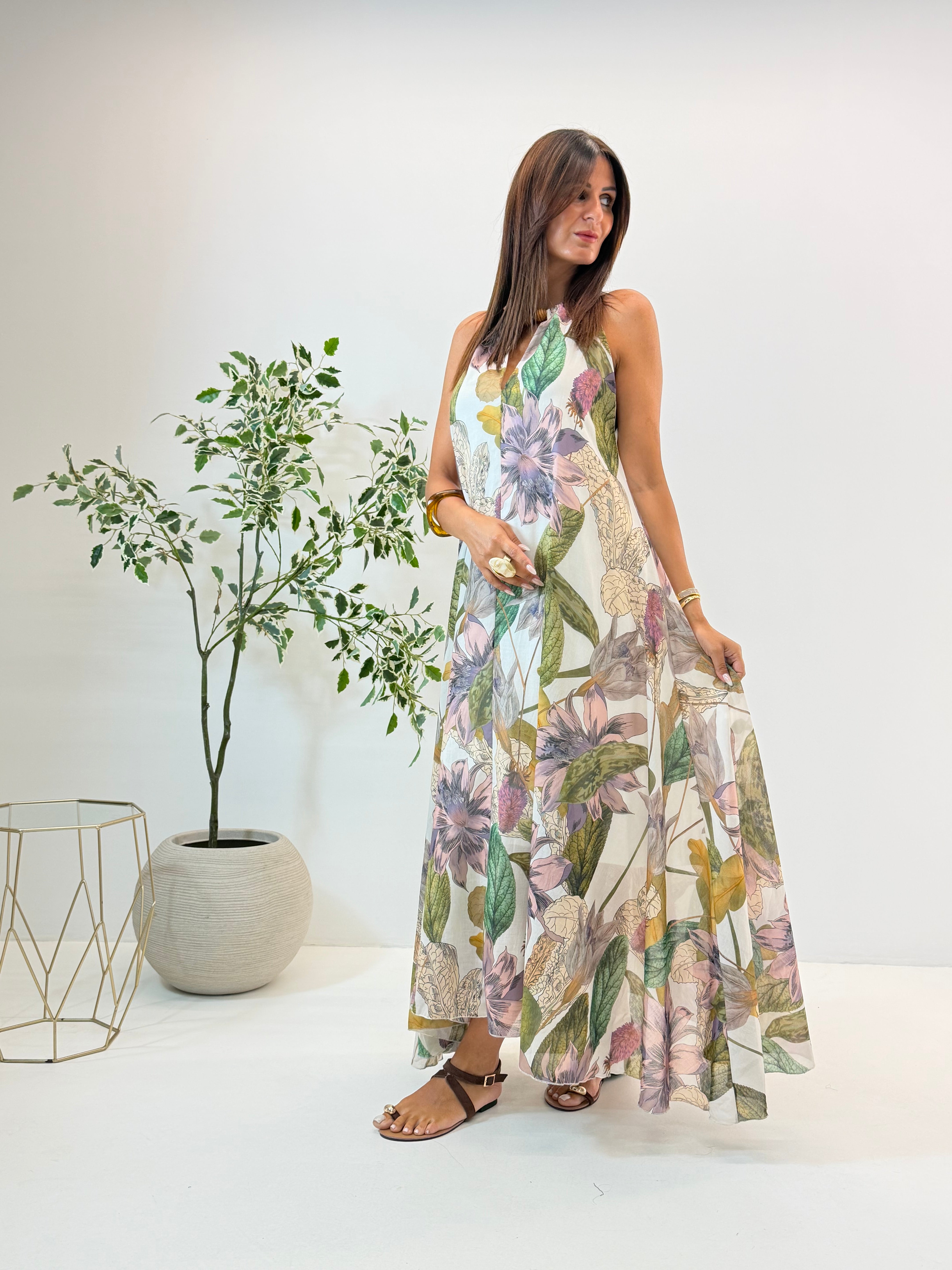 ABITO CHARLOTTE FANTASIA FLOREALE