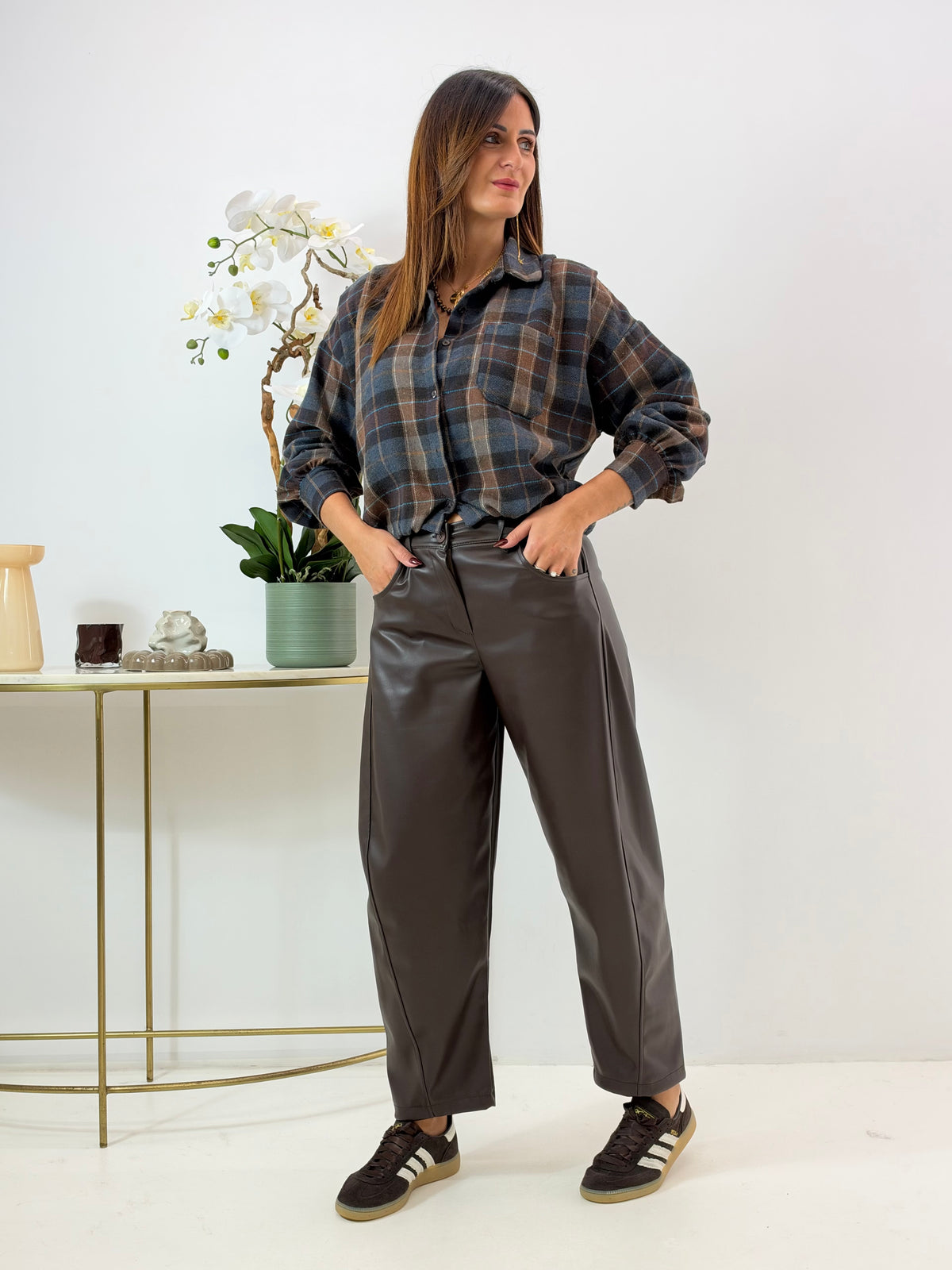 CAMICIA GIULIA A QUADRI