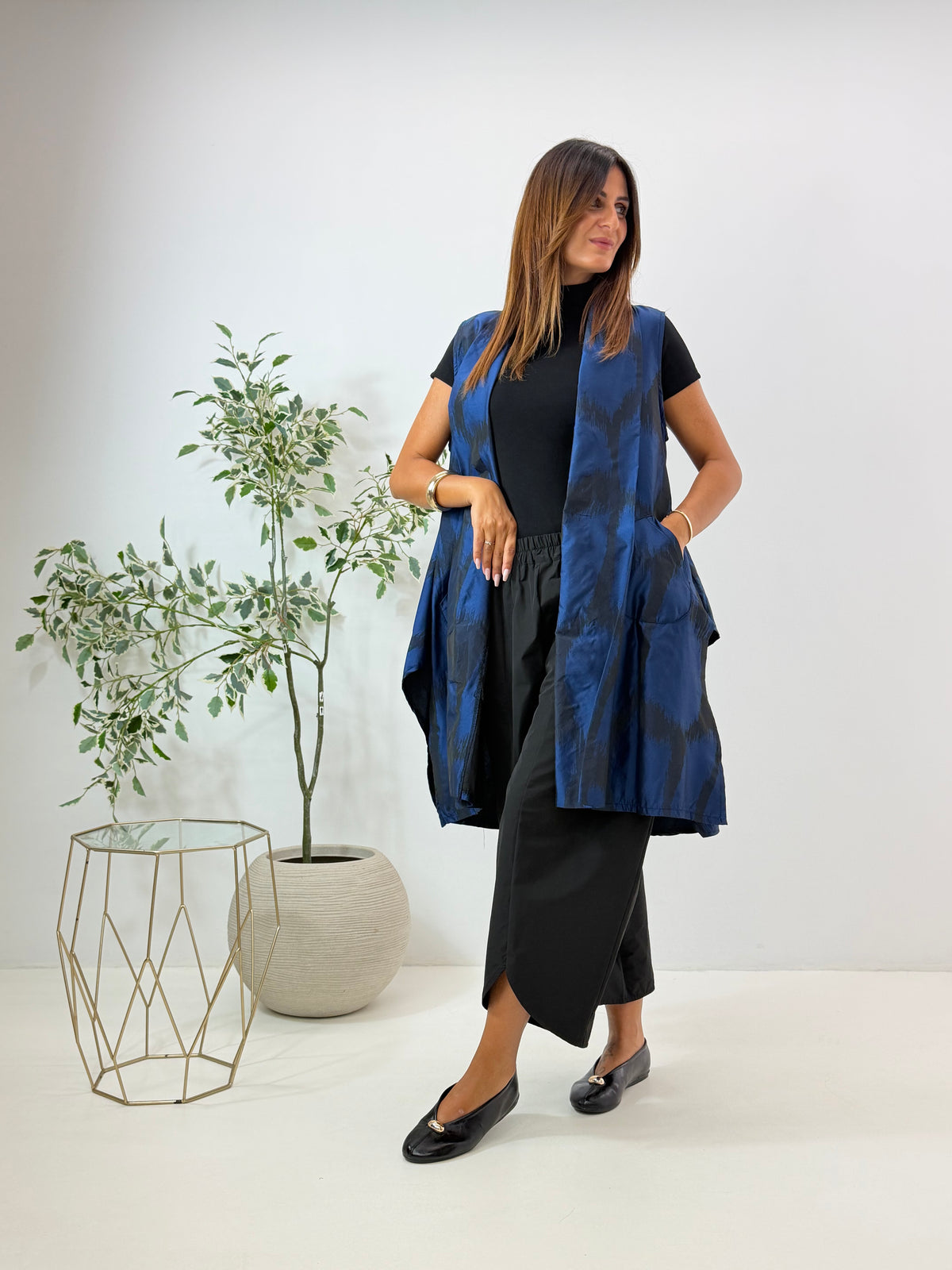 GILET ALEXA FANTASIA BLU