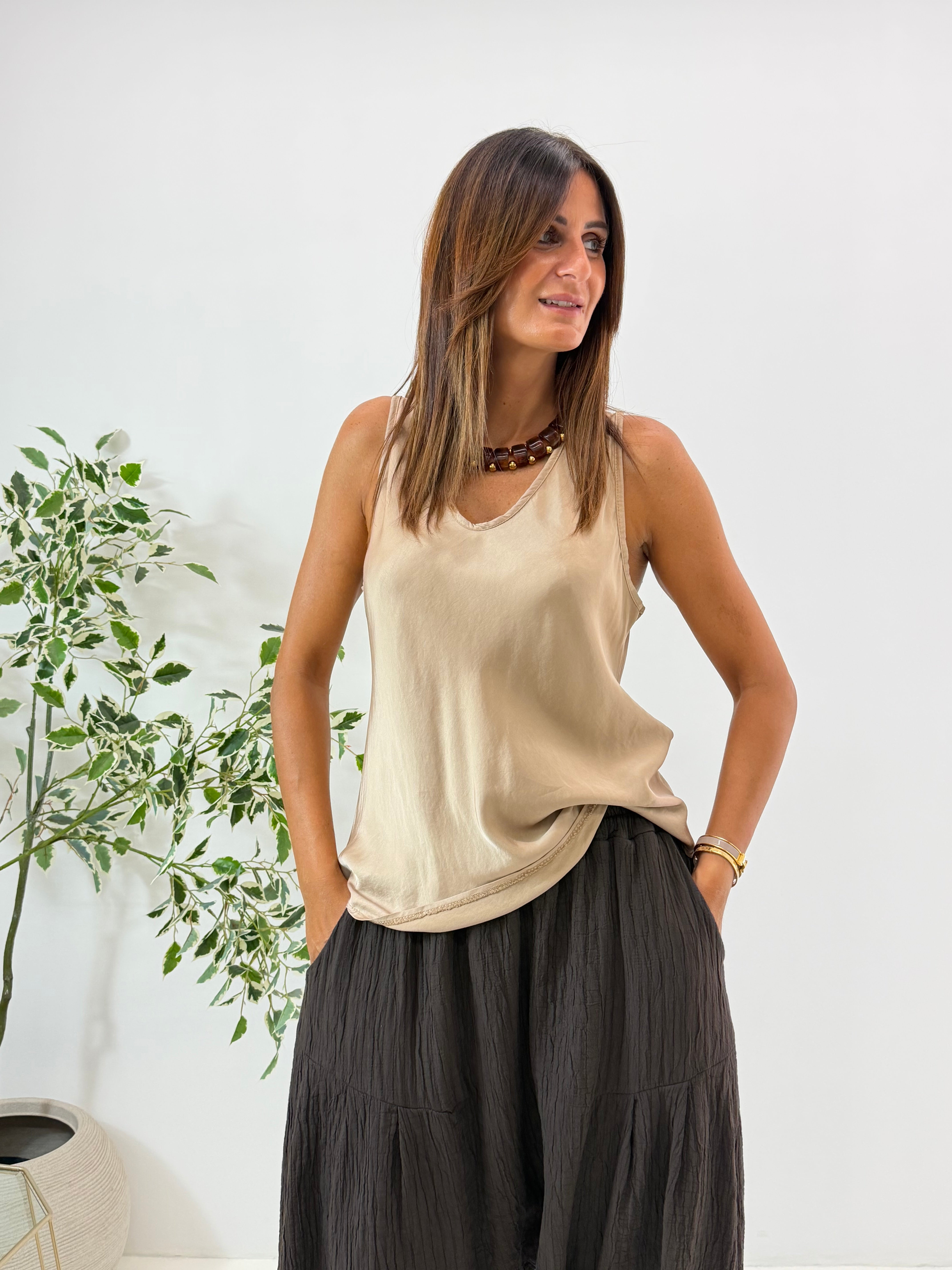 CANOTTA PAMY IN SATIN