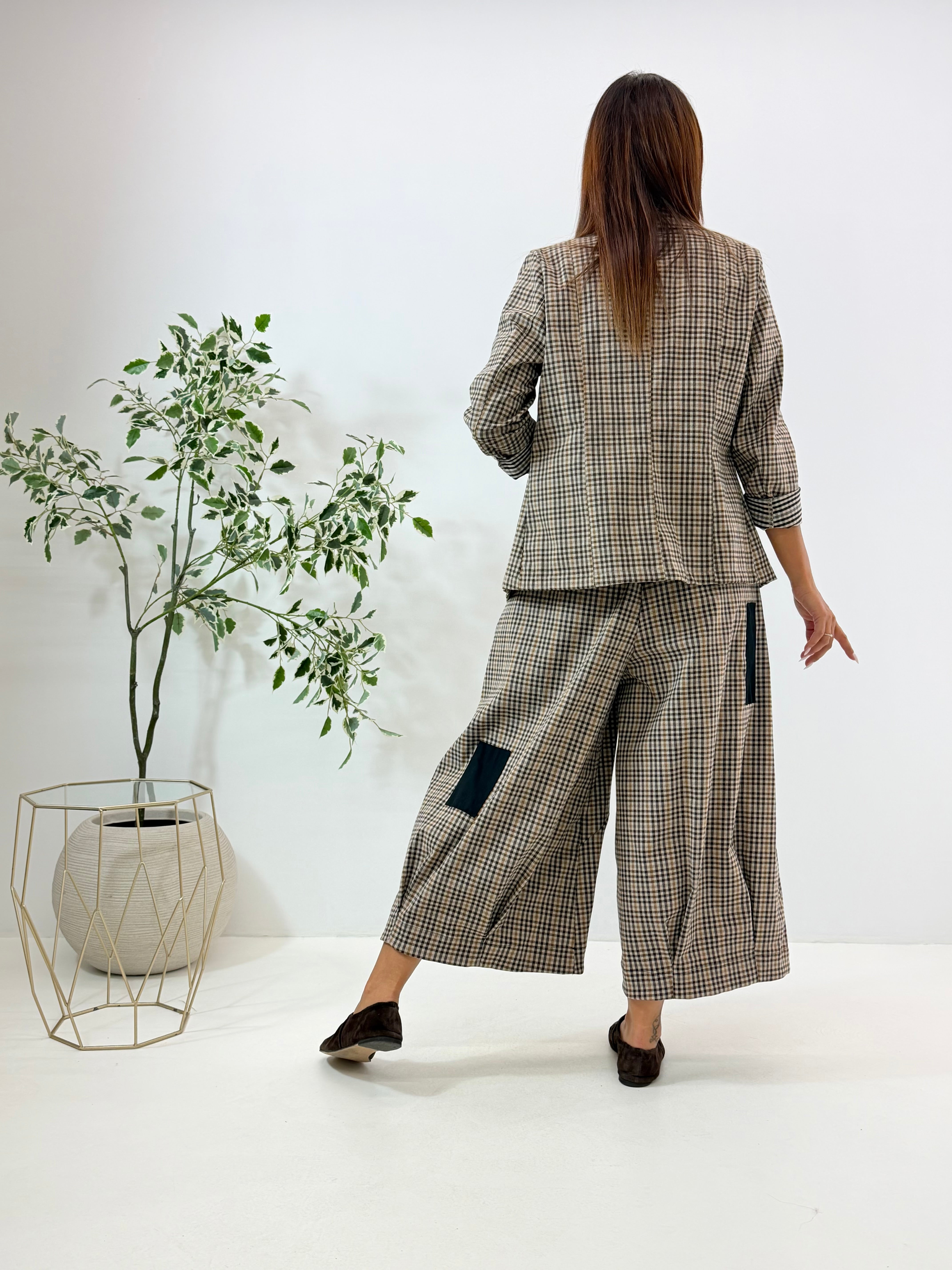 PANTALONE VALERY WENDY A QUADRETTI