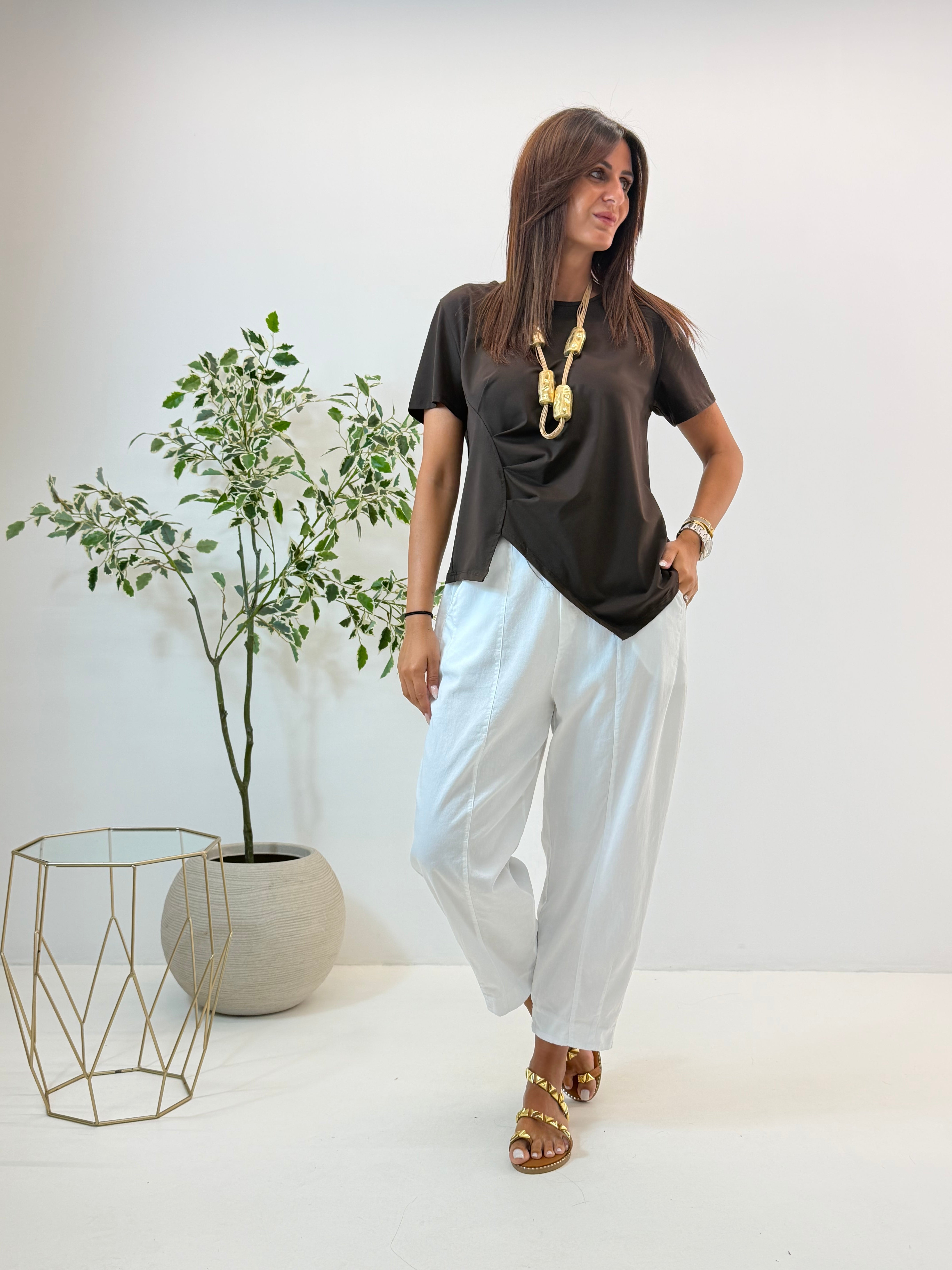 PANTALONE LEA BIANCO
