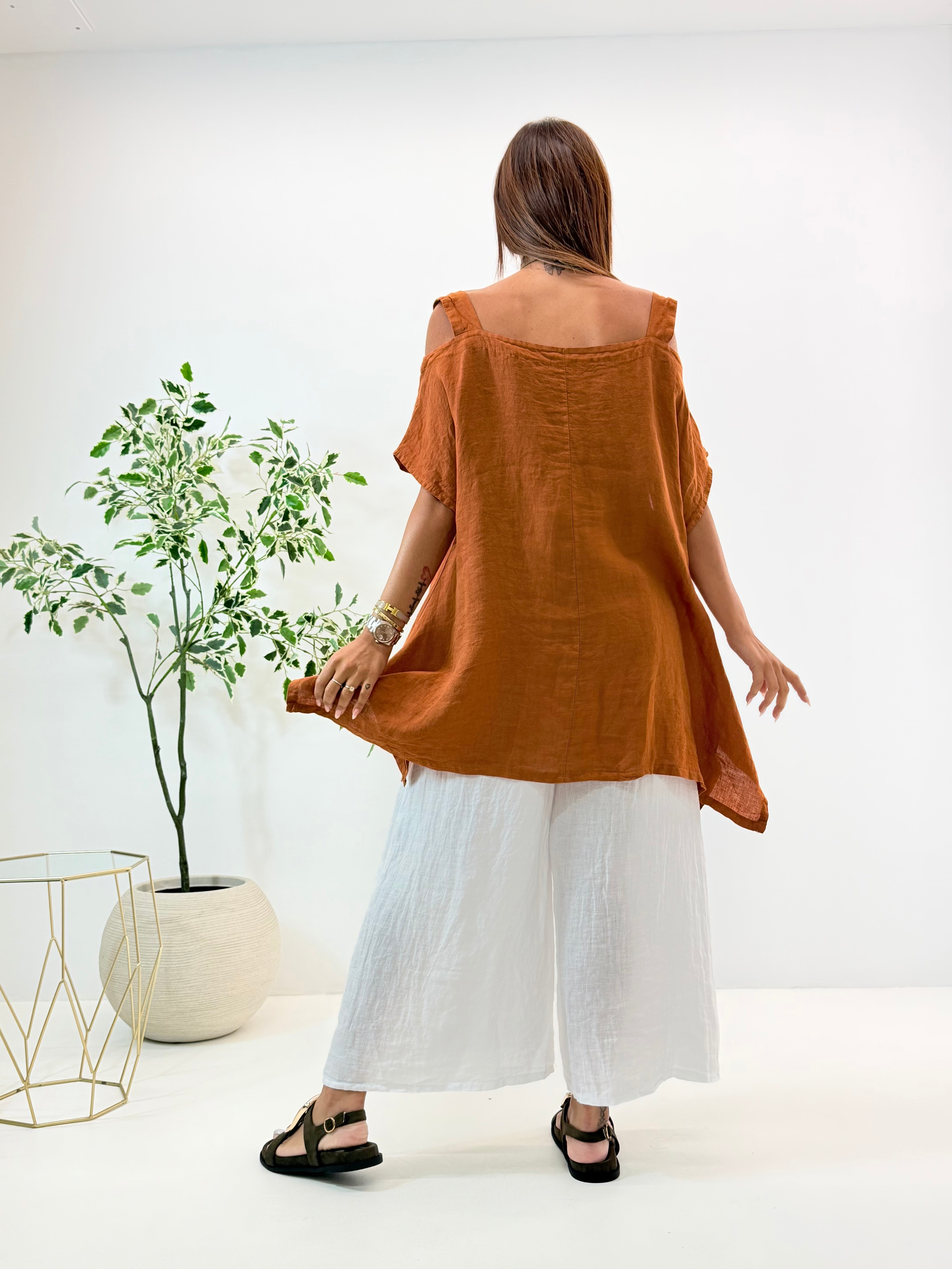 BLUSA JOSIE IN LINO