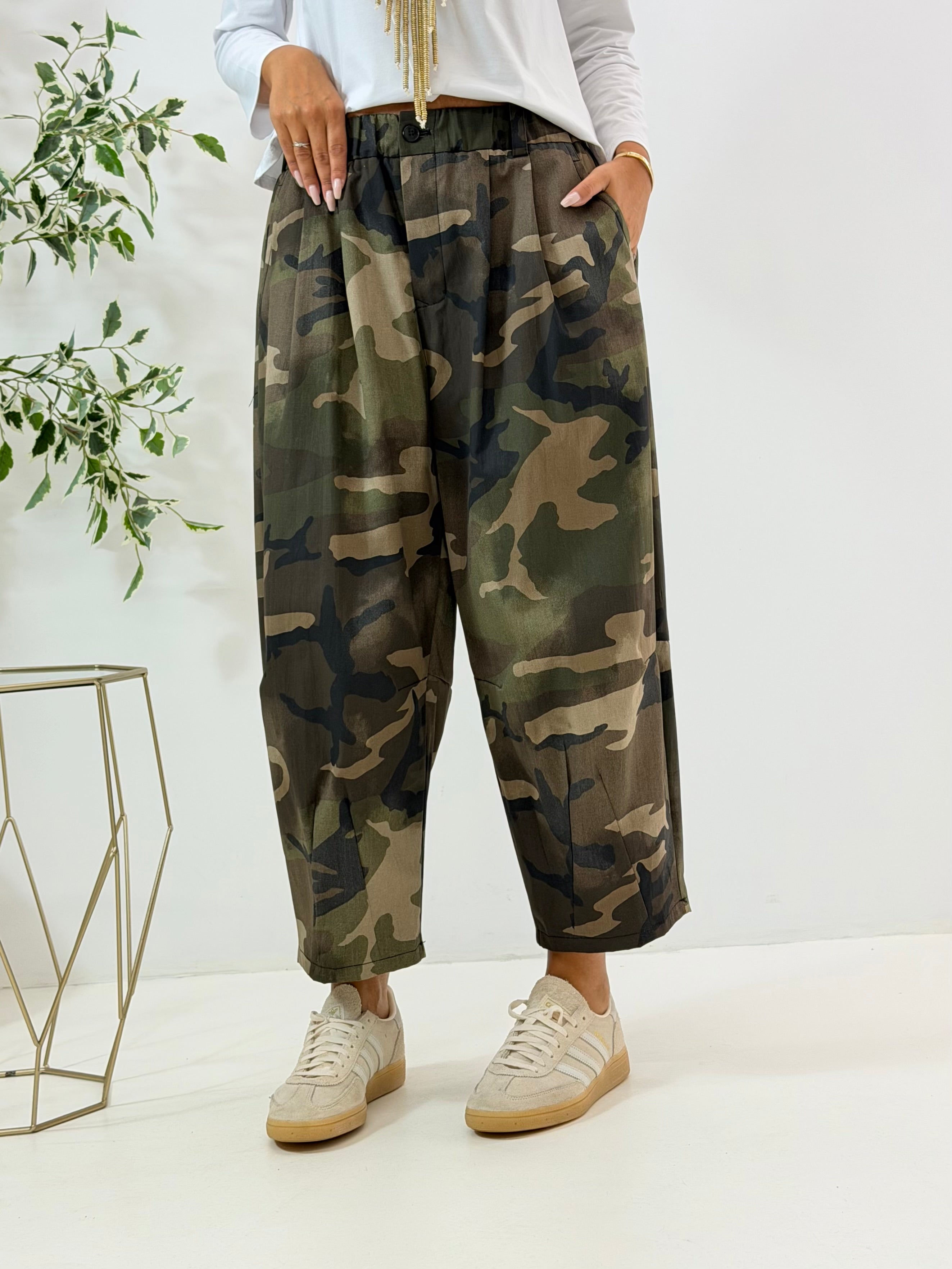 PANTALONE JOLIE WENDY FANTASIA MILITARE
