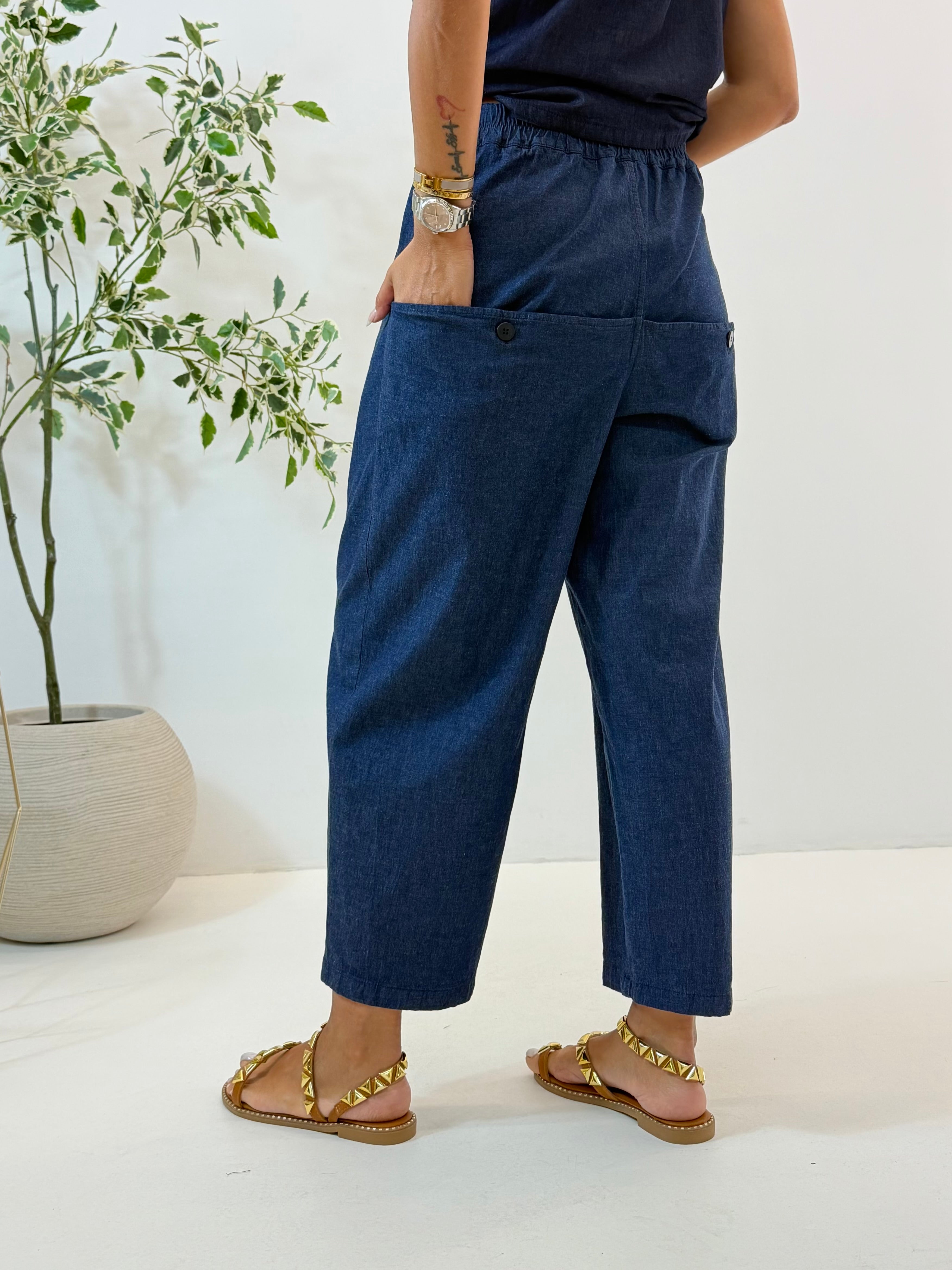PANTALONE MAIRA IN DENIM