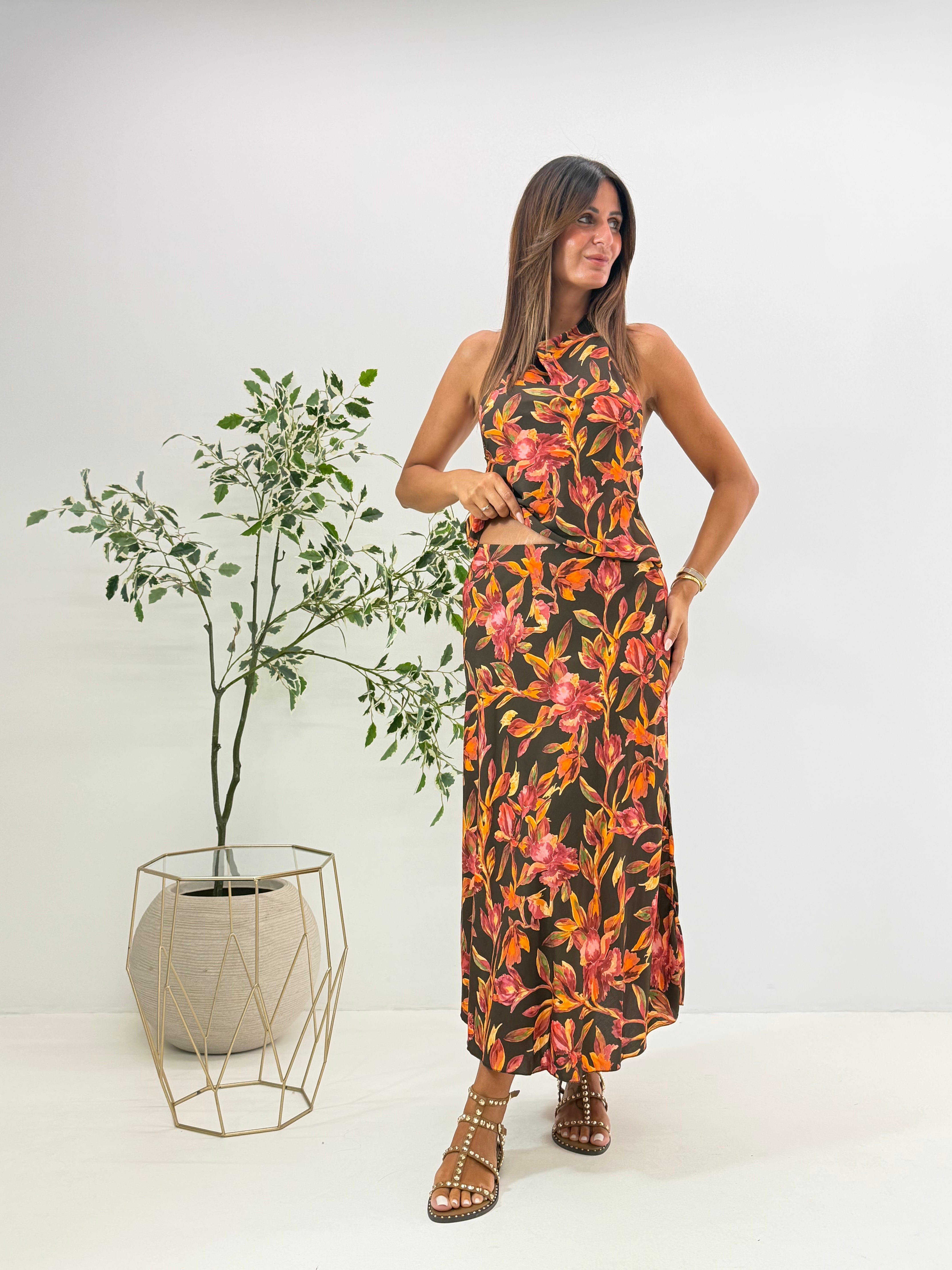 COMPLETO FLORA FANTASIA MORO
