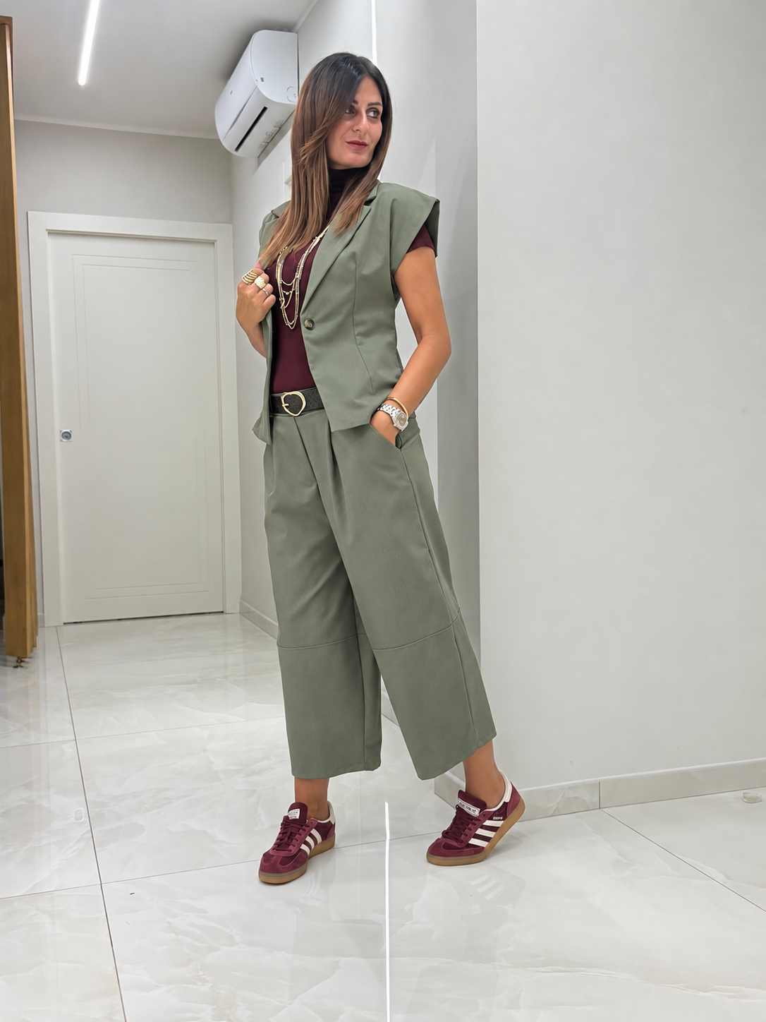 GILET SORAYA VERDE